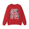 Jesus All Along Crewneck Sweatshirt — Christian Faith Graphic Pullover
