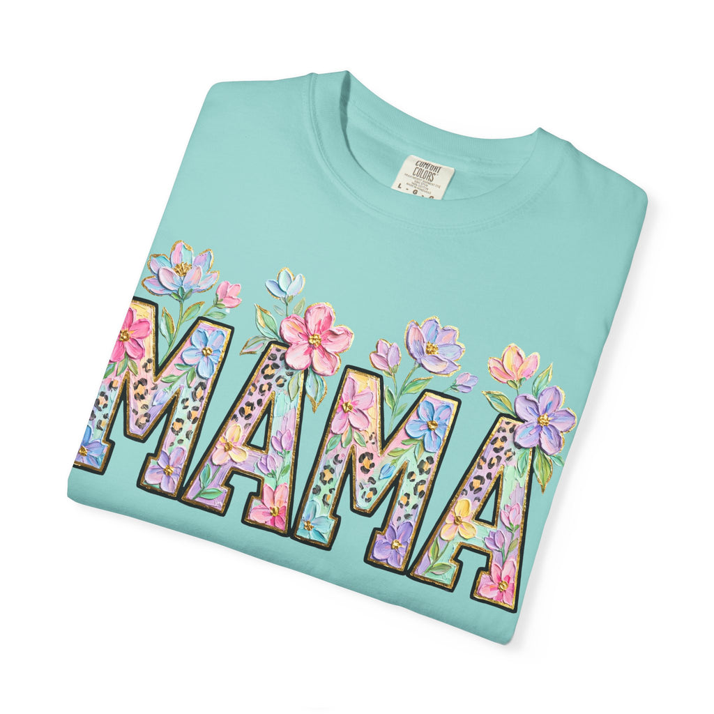 Mama Floral T-Shirt — Mother's Day Garden Letter Tee