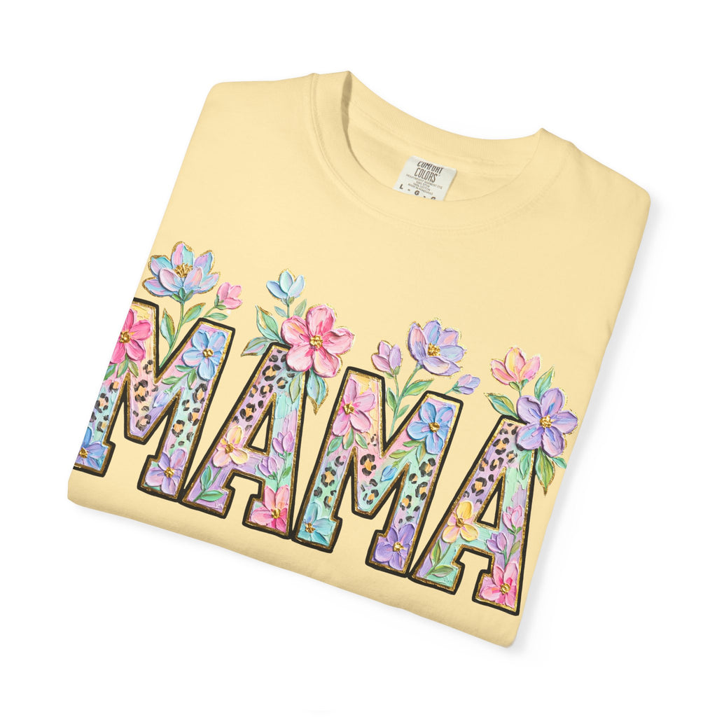 Mama Floral T-Shirt — Mother's Day Garden Letter Tee