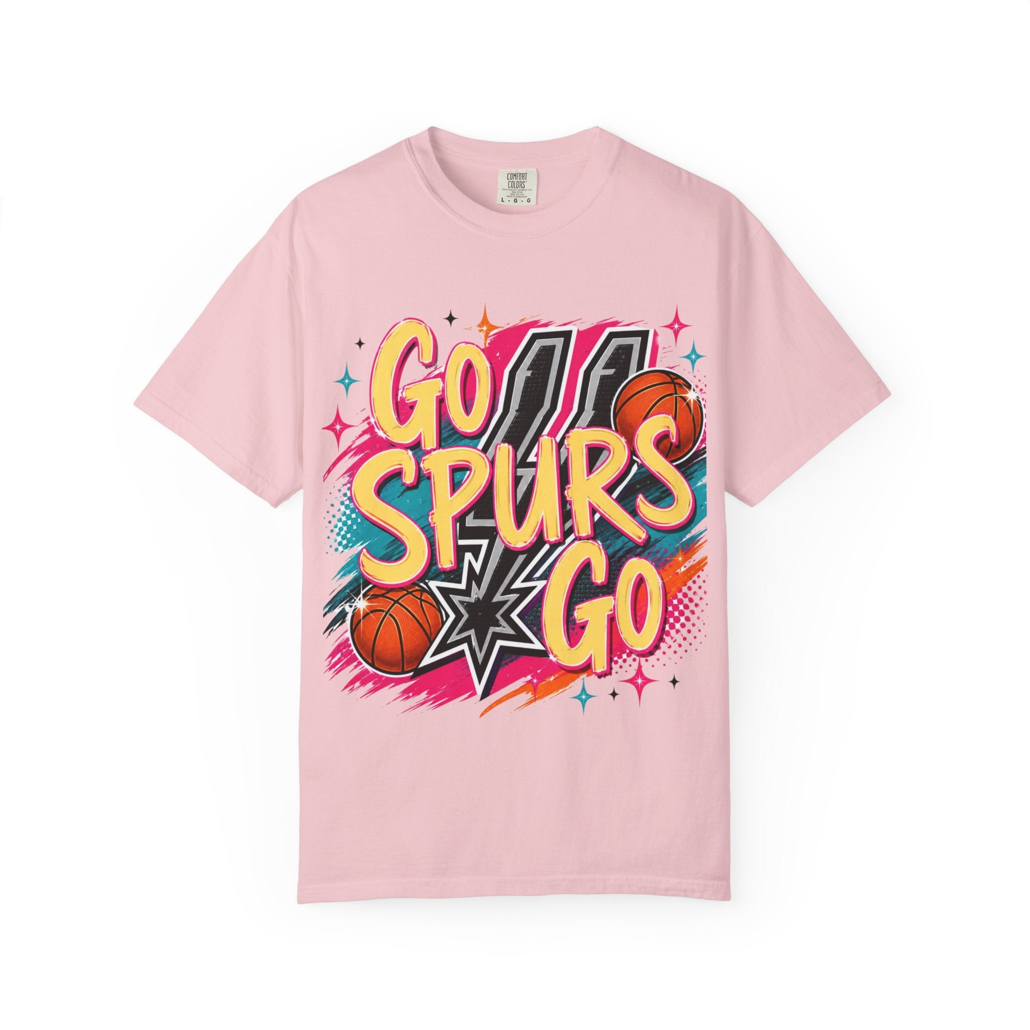 Go Spurs Go Basketball T-Shirt — Retro Fan Tee