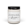 Psalm 136:1 Soy Candle — 'Give Thanks' Scented 9oz Jar
