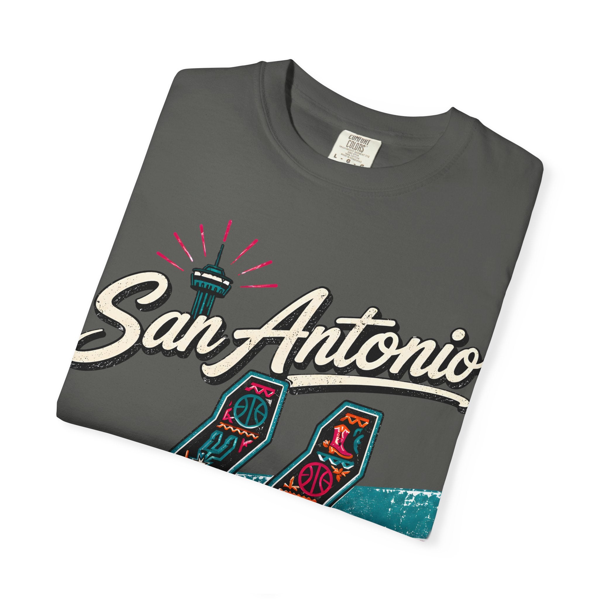 San Antonio Spurs Retro Skyline T-Shirt