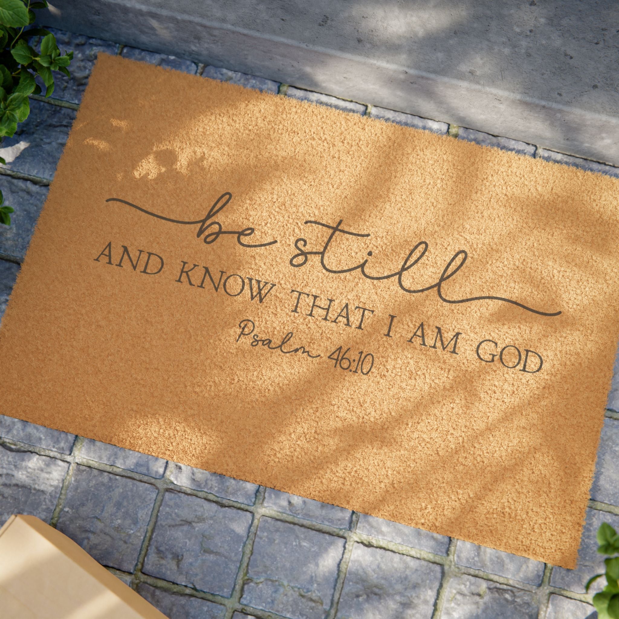 Be Still Doormat – 'Be Still and Know That I Am God'