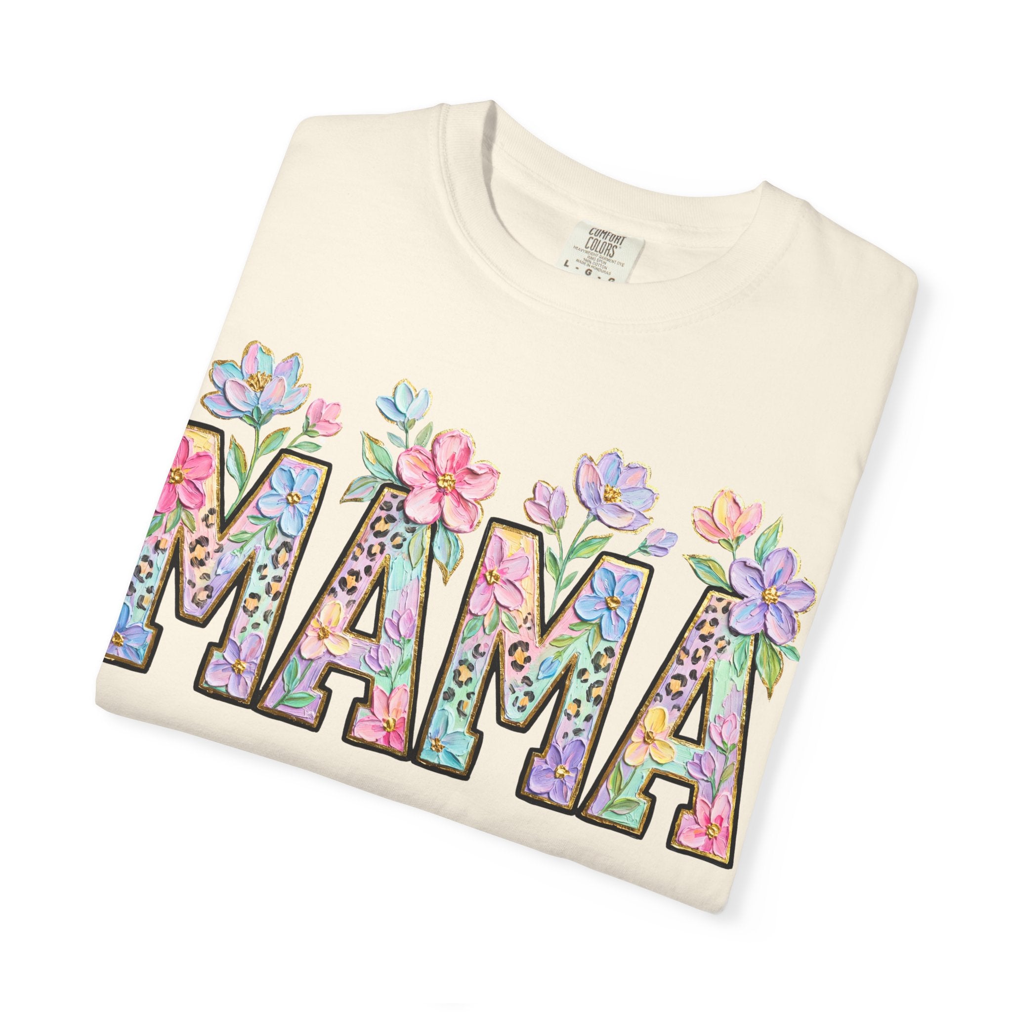 Mama Floral T-Shirt — Mother's Day Garden Letter Tee