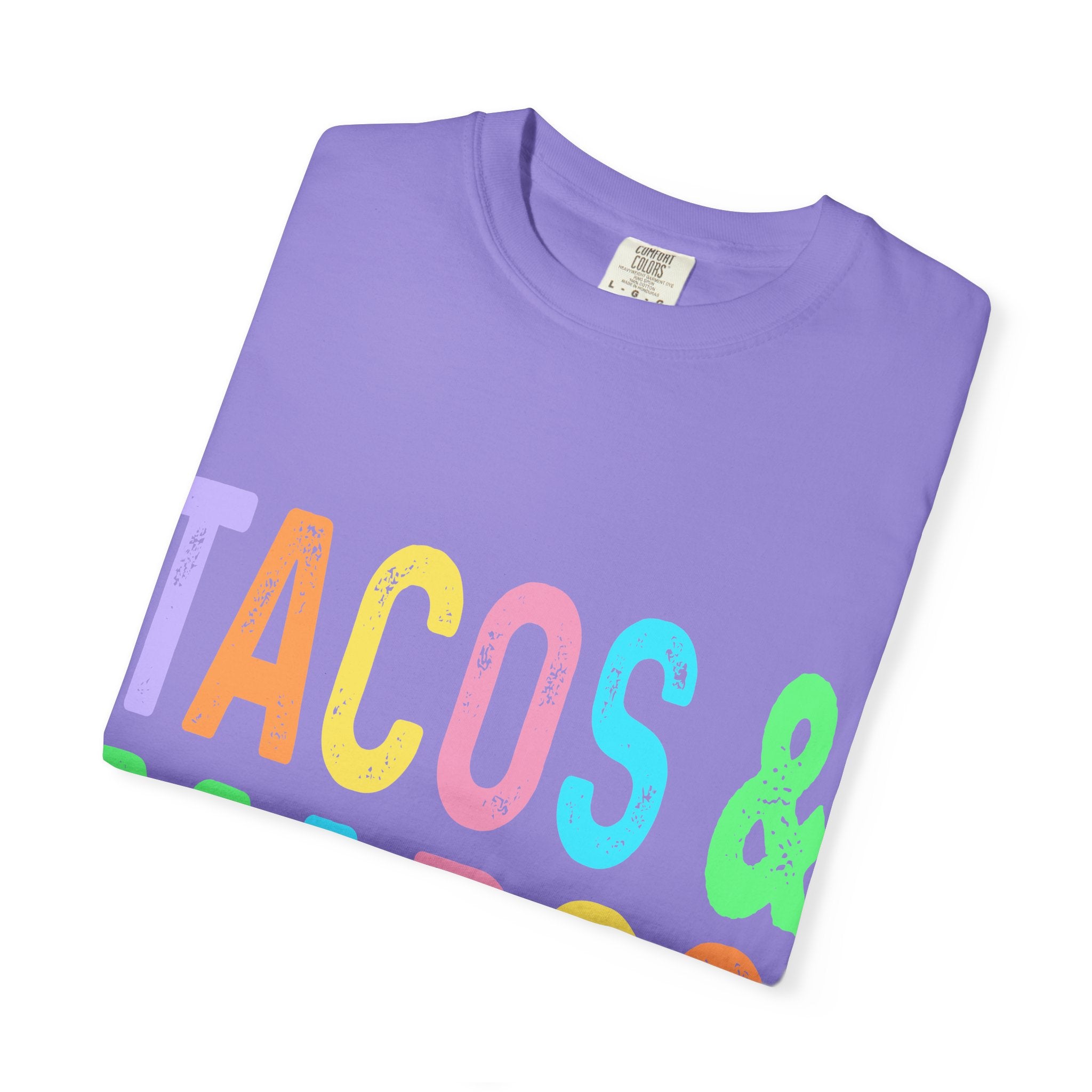Tacos & Margs T-Shirt — Colorful Fiesta Graphic Tee