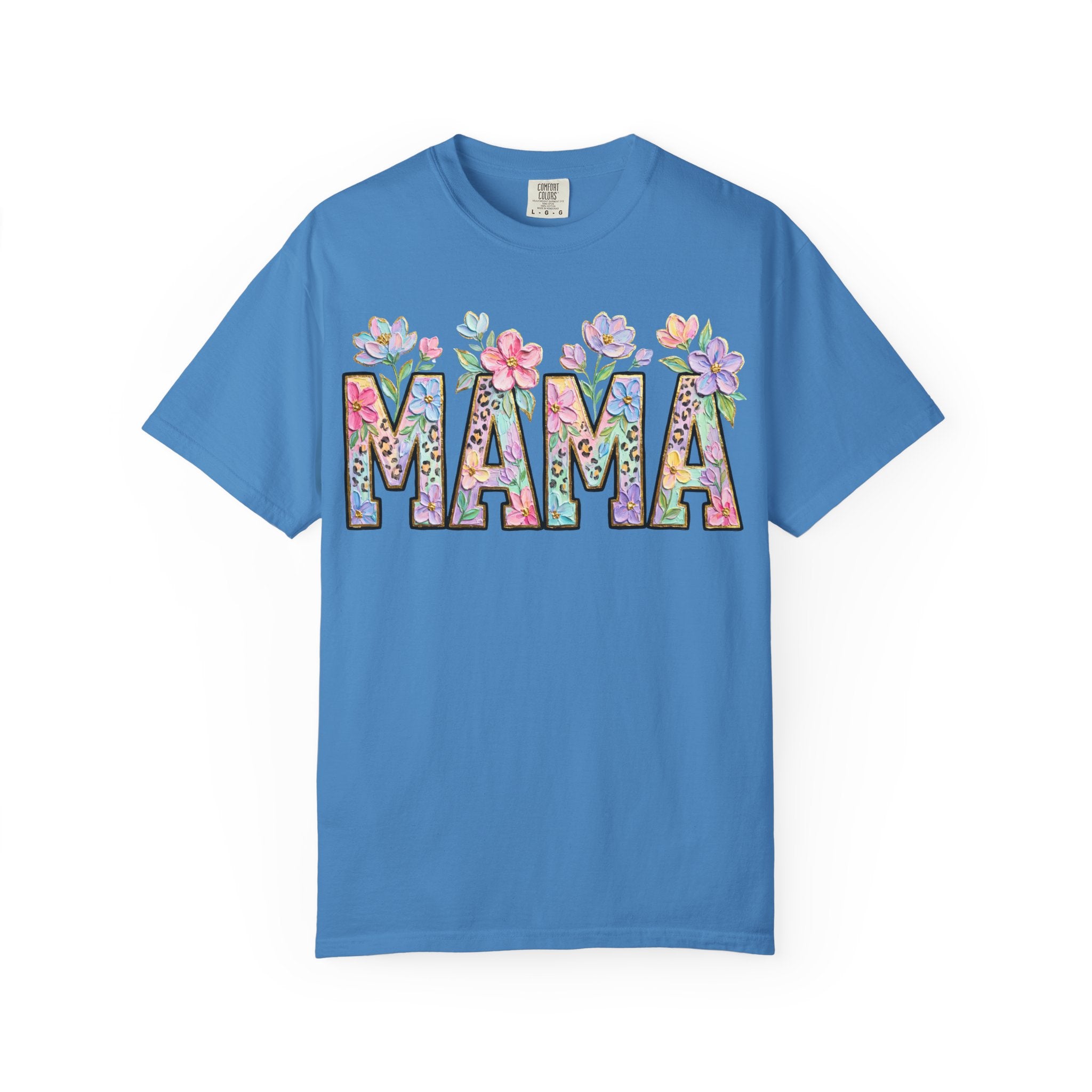 Mama Floral T-Shirt — Mother's Day Garden Letter Tee