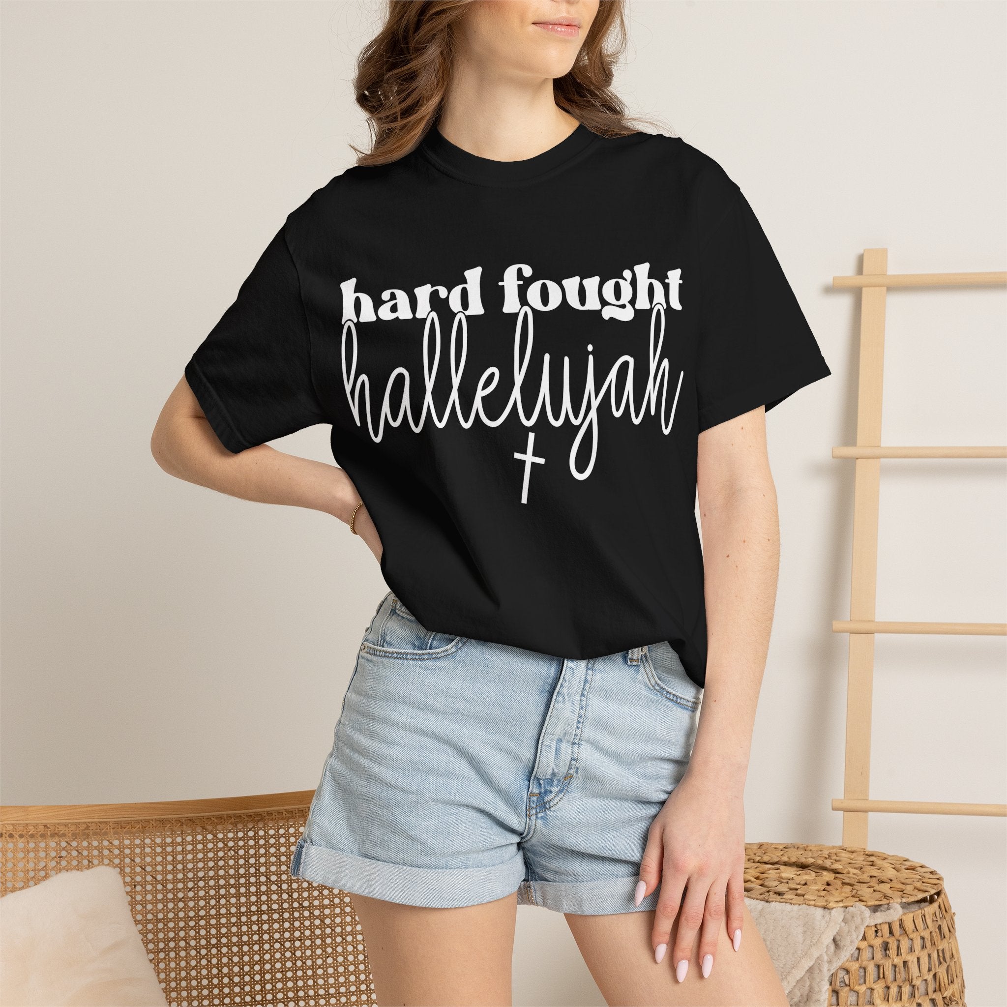 Classic White T-Shirt — Unisex Garment-Dyed Crew Tee