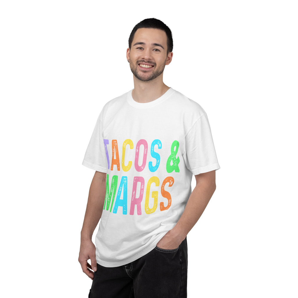 Tacos & Margs T-Shirt — Colorful Fiesta Graphic Tee