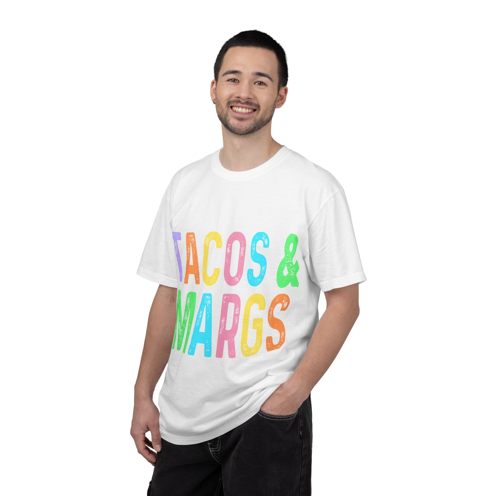 Tacos & Margs T-Shirt — Colorful Fiesta Graphic Tee