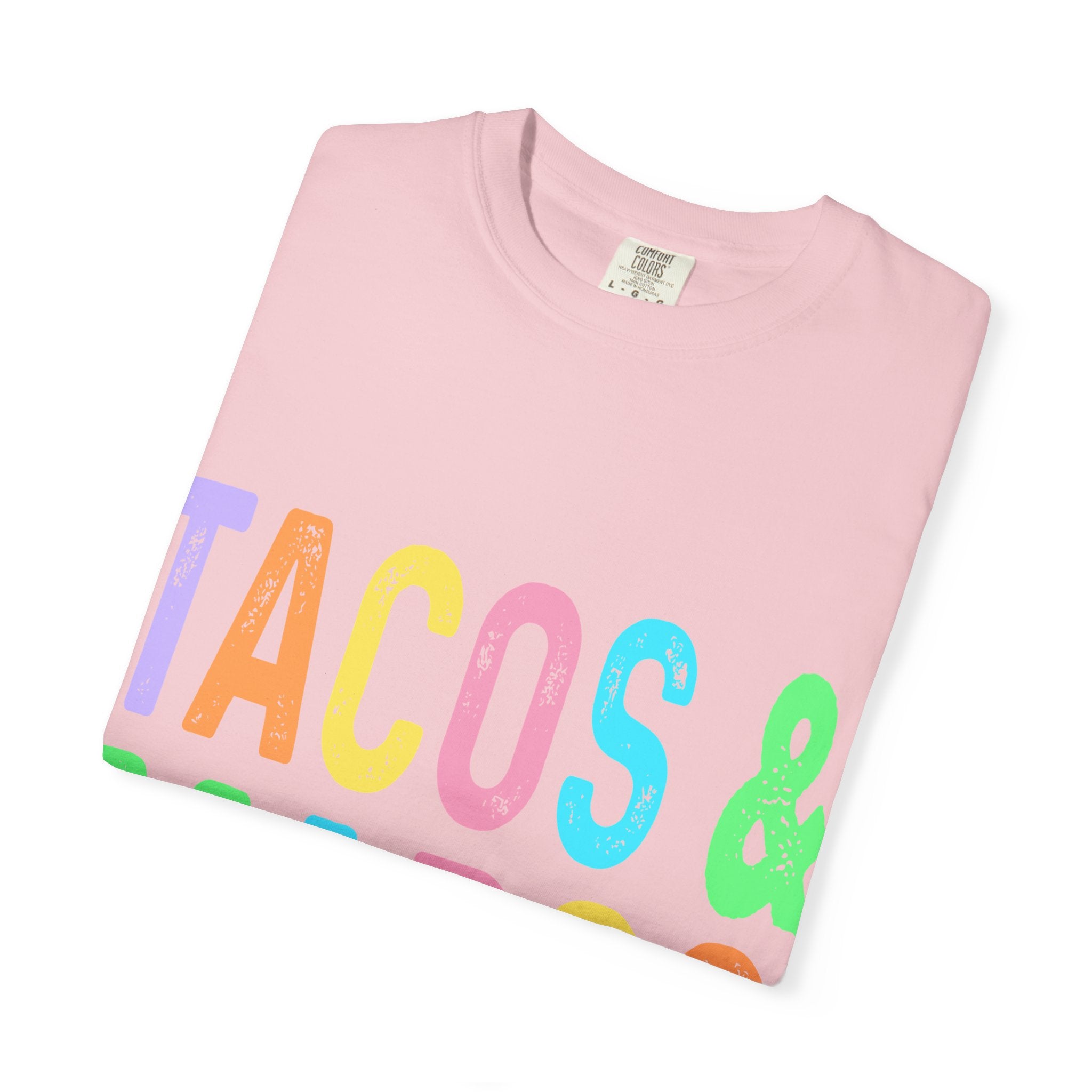 Tacos & Margs T-Shirt — Colorful Fiesta Graphic Tee