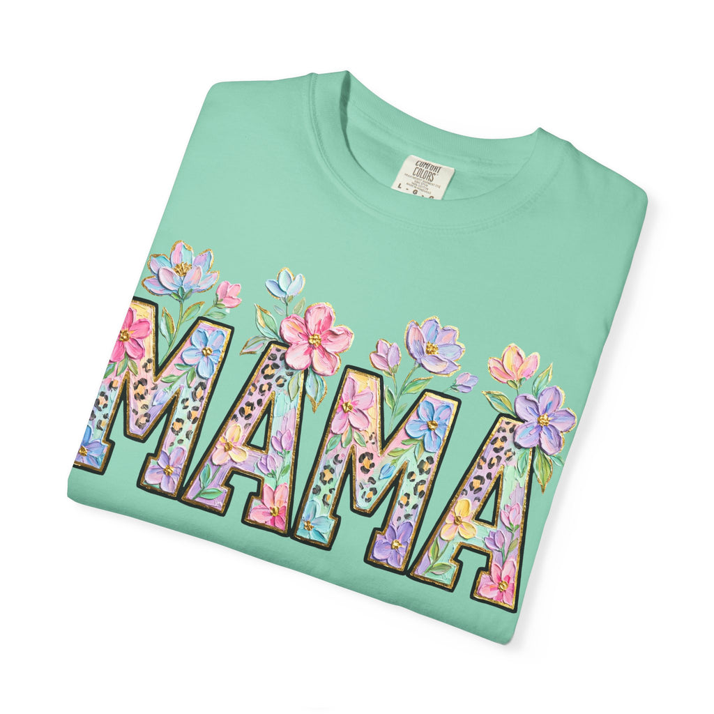 Mama Floral T-Shirt — Mother's Day Garden Letter Tee