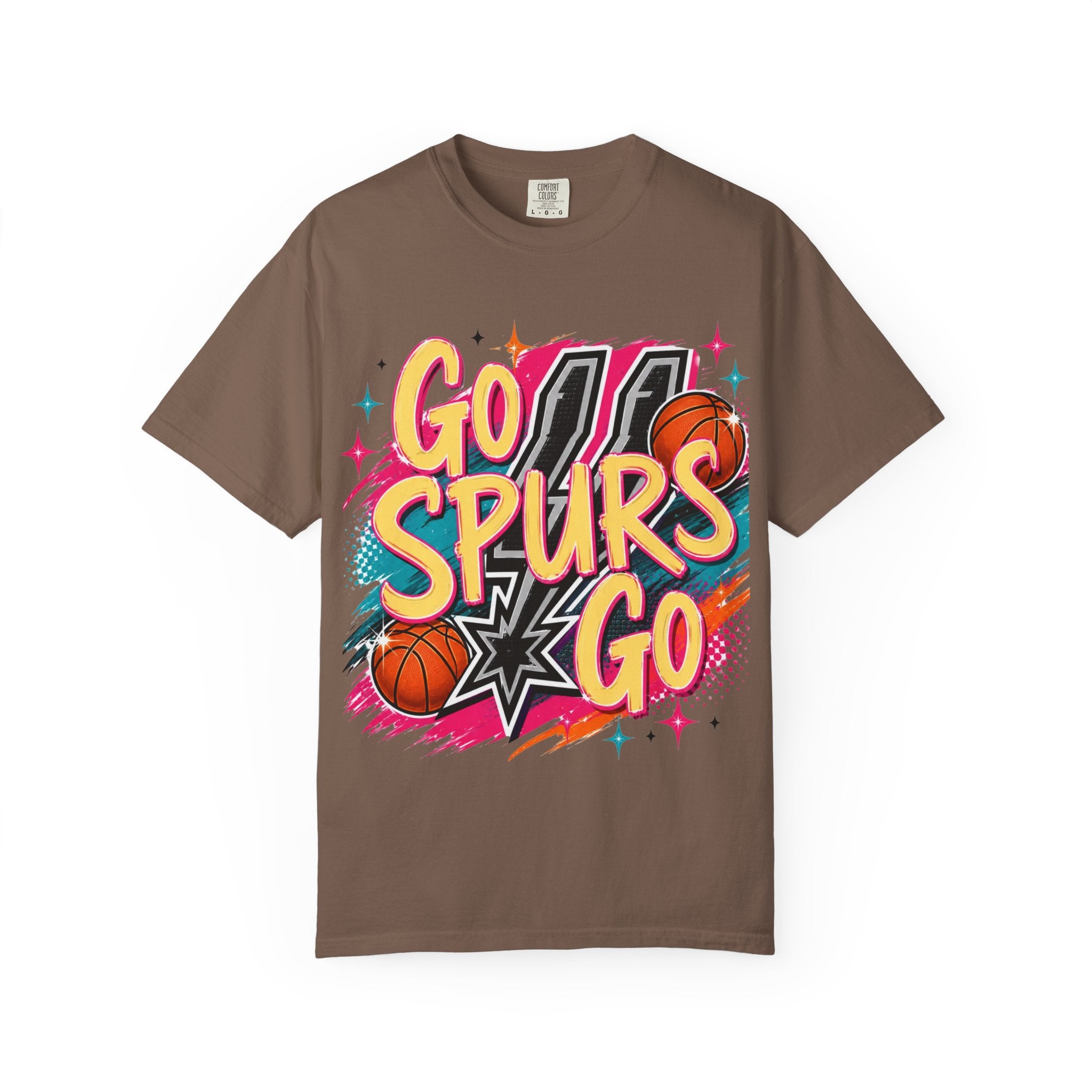 Go Spurs Go Basketball T-Shirt — Retro Fan Tee