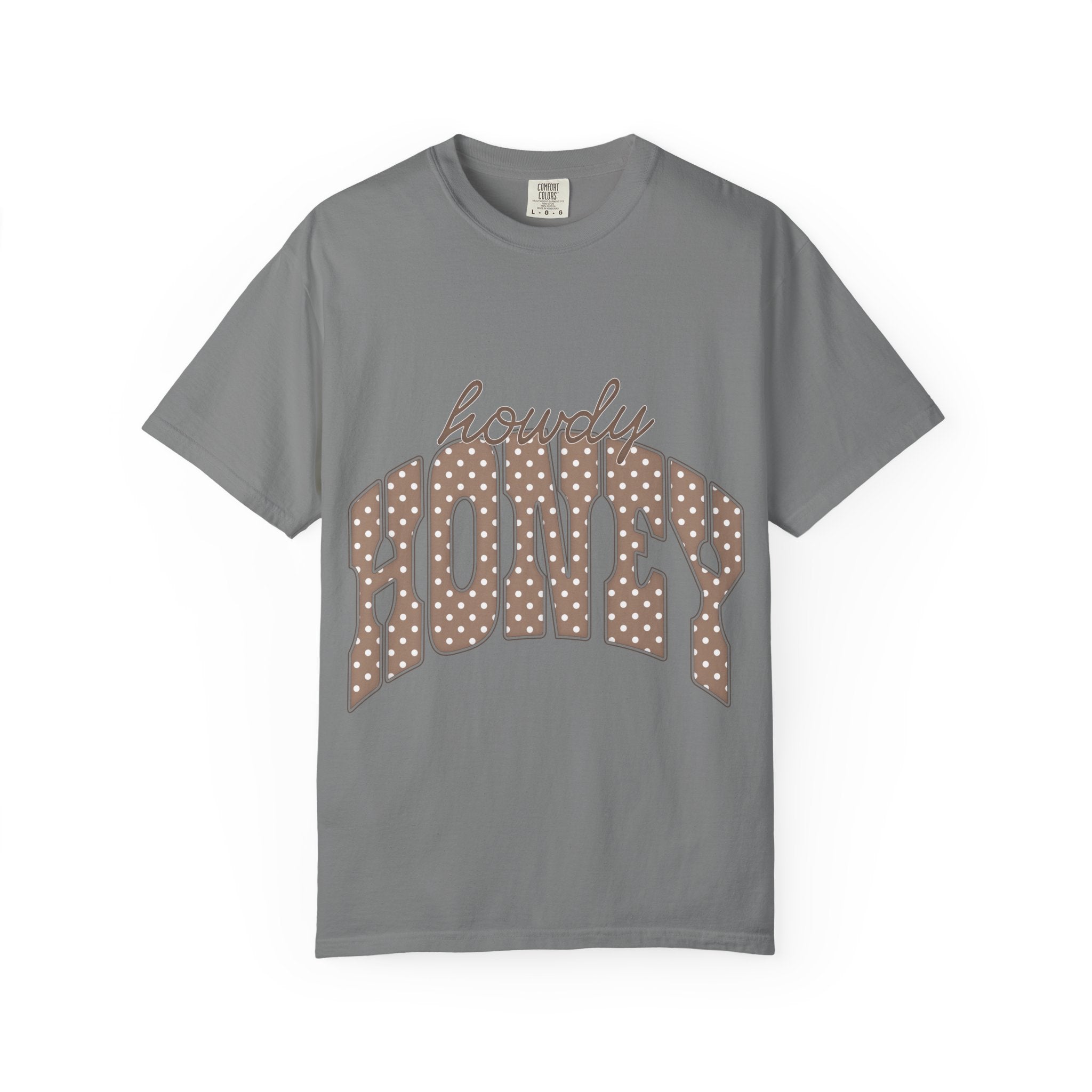 Howdy Honey T-Shirt — Retro Polka Dot Western Tee