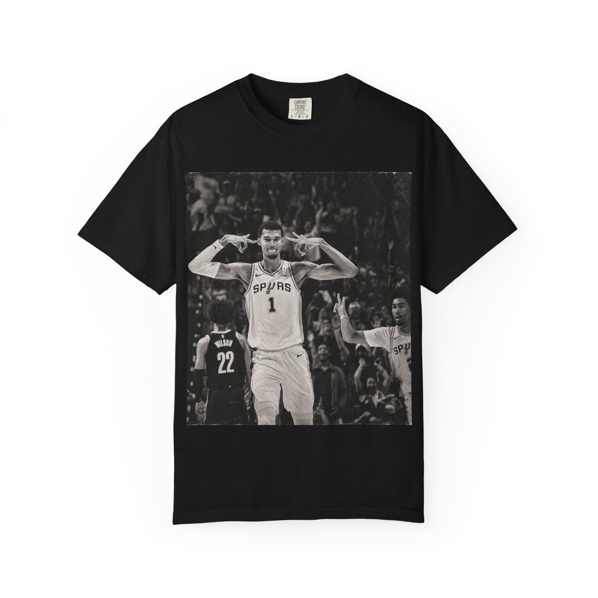 Basketball Photo T-Shirt — Wemby Moment Tee