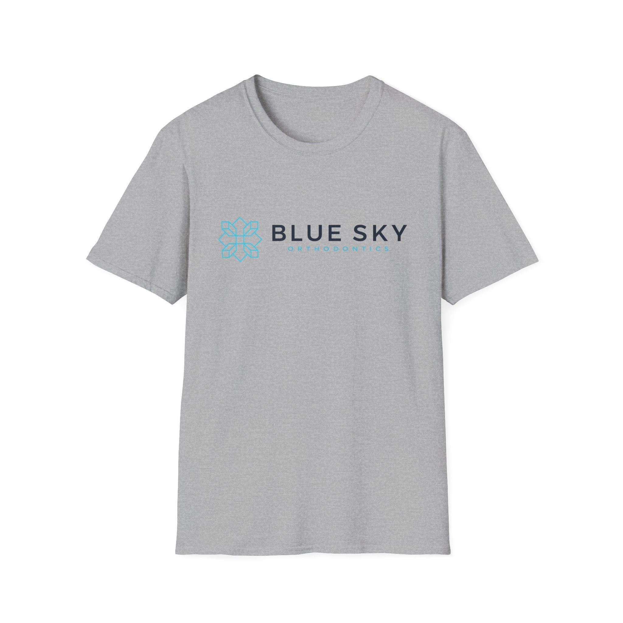 Dental Hygienist T-Shirt — 'Blue Sky' Tooth & Floss Graphic Tee