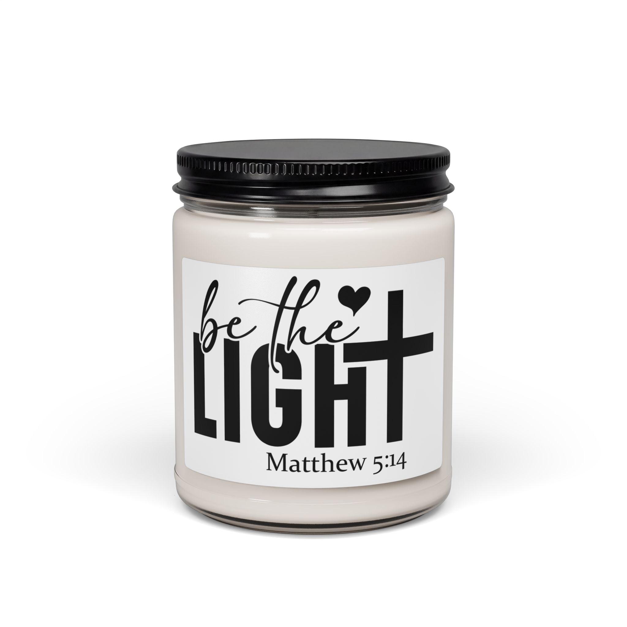 Be the Light Matthew 5:14 Scented Soy Candle — 9oz Inspirational Gift