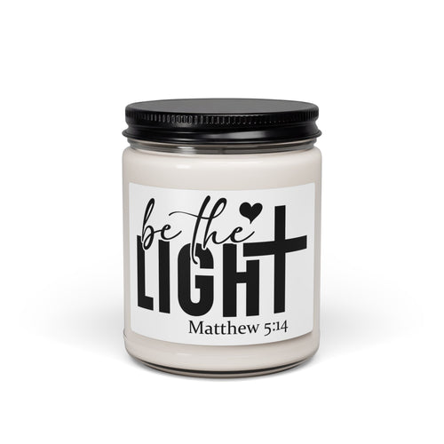 Be the Light Matthew 5:14 Scented Soy Candle — 9oz Inspirational Gift