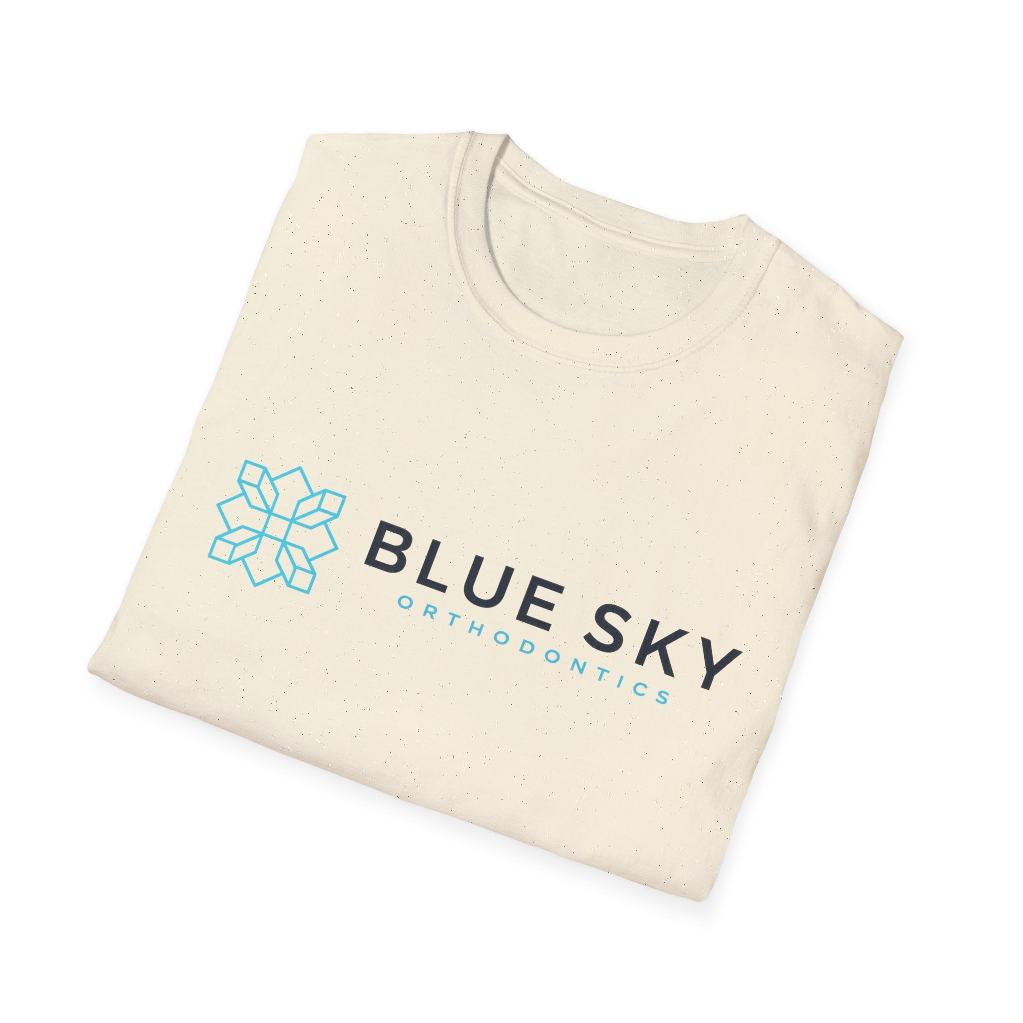 Blue Sky Orthodontics Logo T-Shirt — Dental Practice Staff & Promo Tee