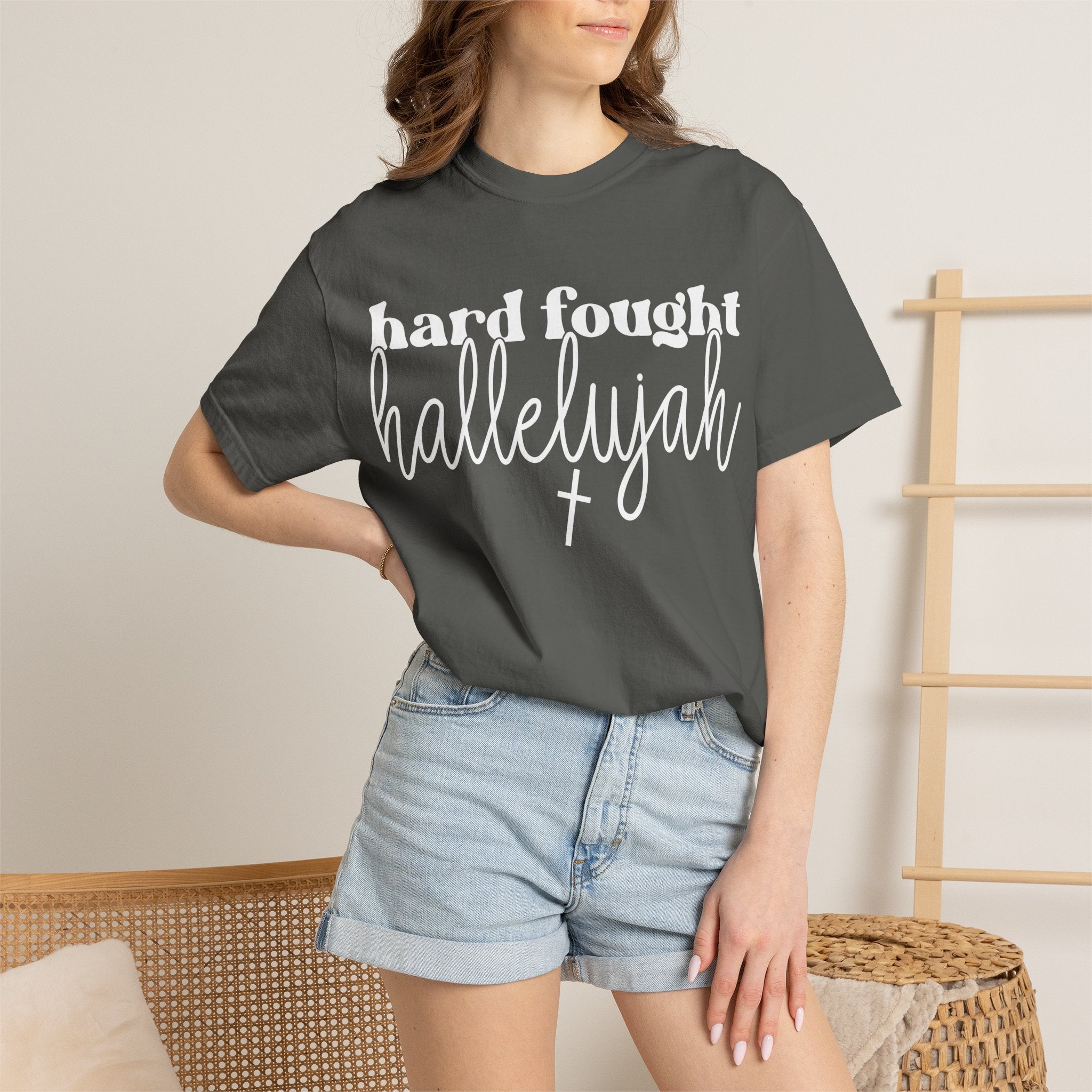 Classic White T-Shirt — Unisex Garment-Dyed Crew Tee