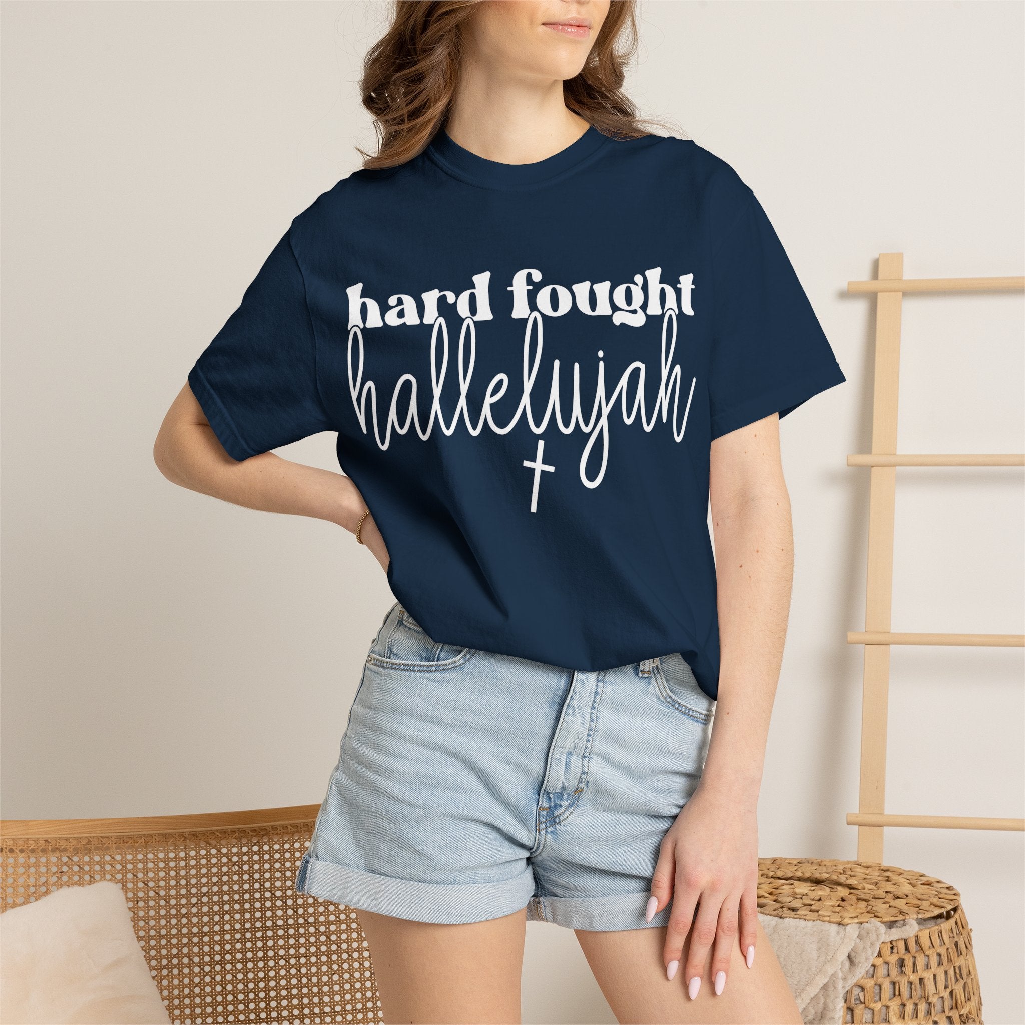 Classic White T-Shirt — Unisex Garment-Dyed Crew Tee