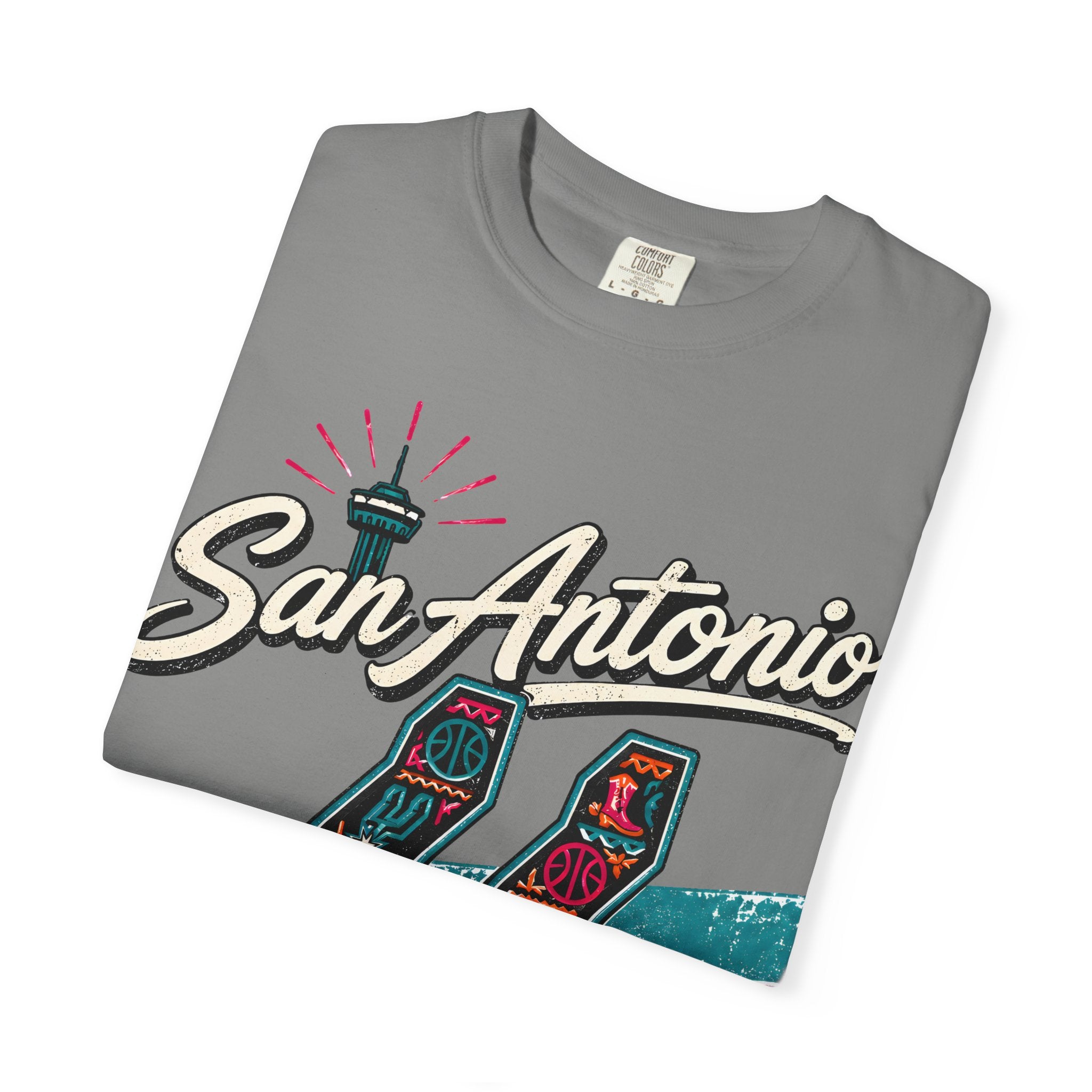 San Antonio Spurs Retro Skyline T-Shirt
