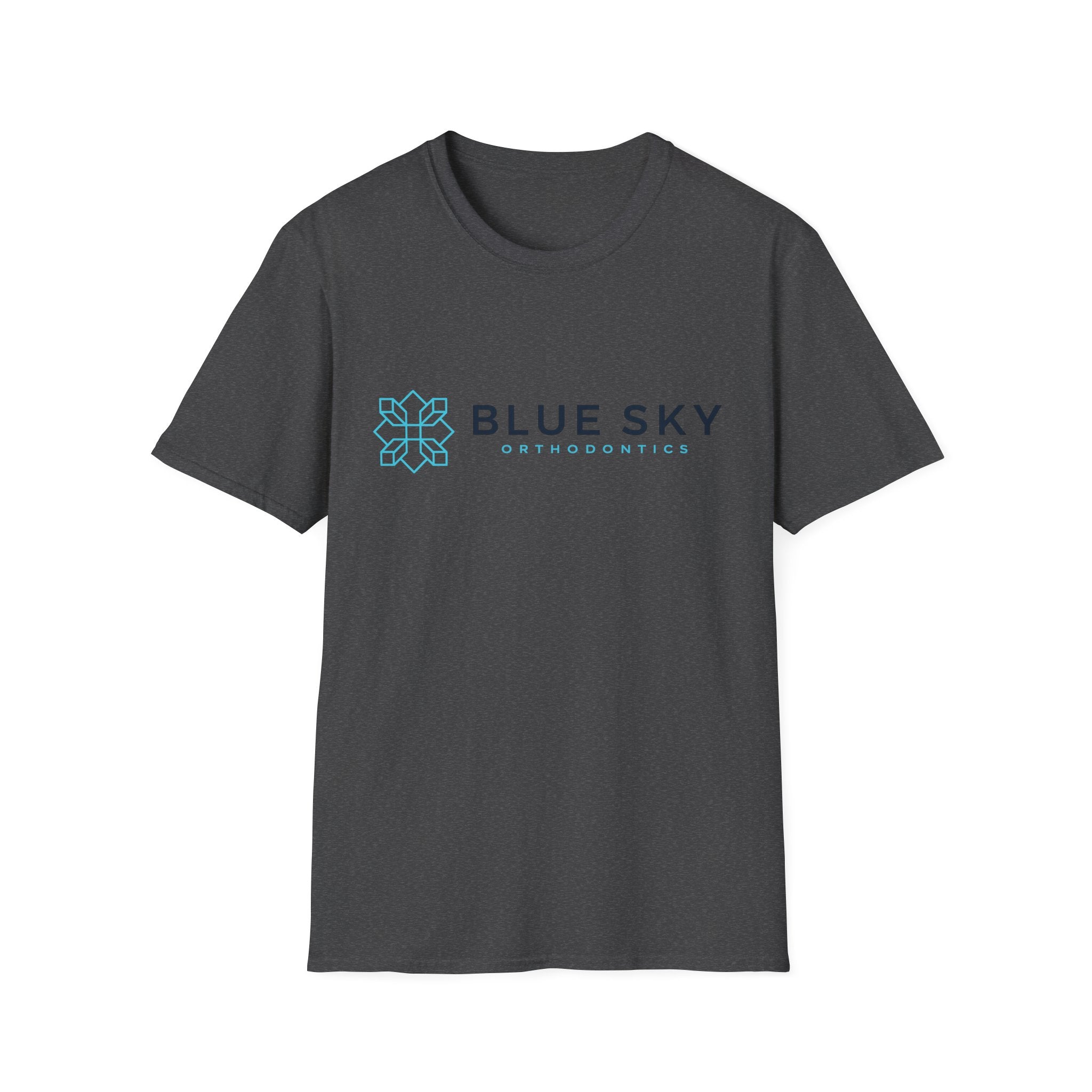 Blue Sky Orthodontics Logo T-Shirt — Dental Practice Staff & Promo Tee