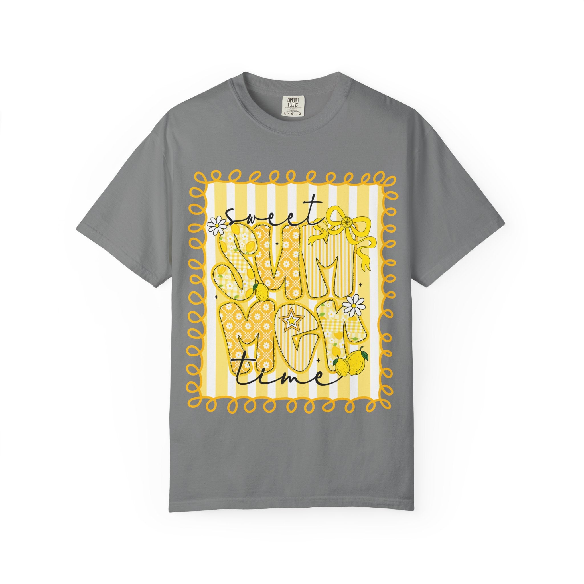 Sweet Summertime T-Shirt — Yellow Floral 'Sweet Summer Time' Graphic Tee