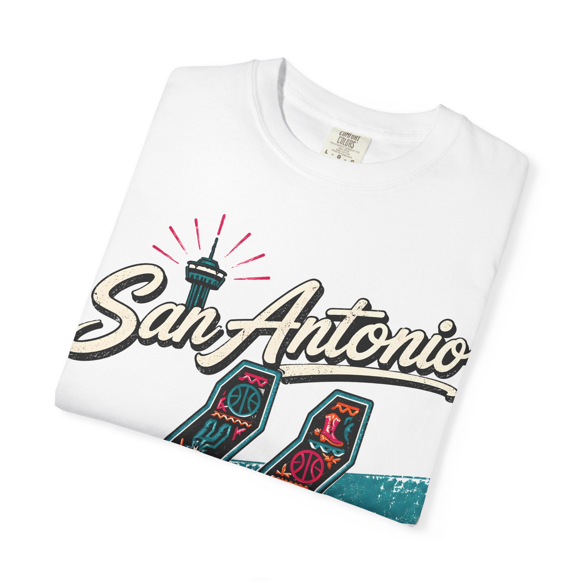 San Antonio Spurs Retro Skyline T-Shirt
