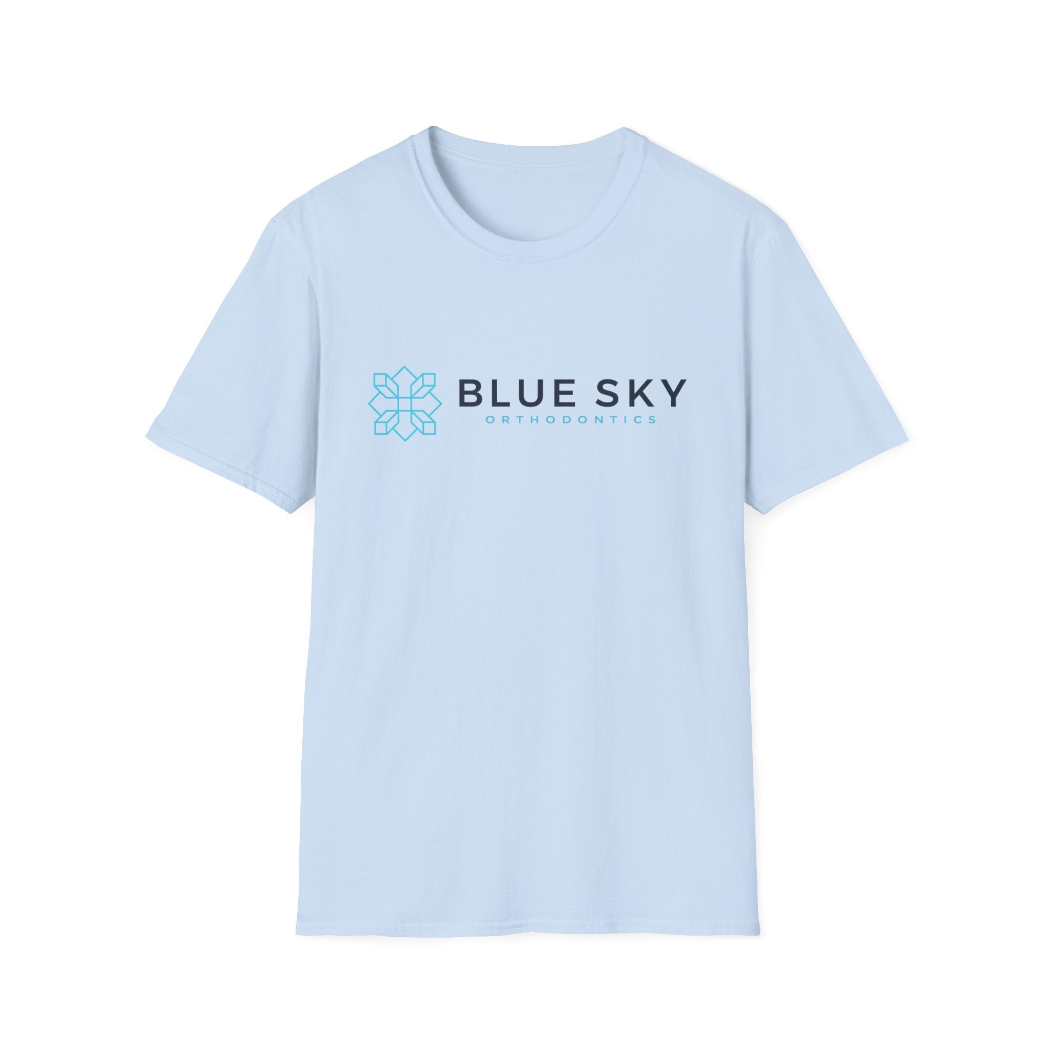 Dental Hygienist T-Shirt — 'Blue Sky' Tooth & Floss Graphic Tee