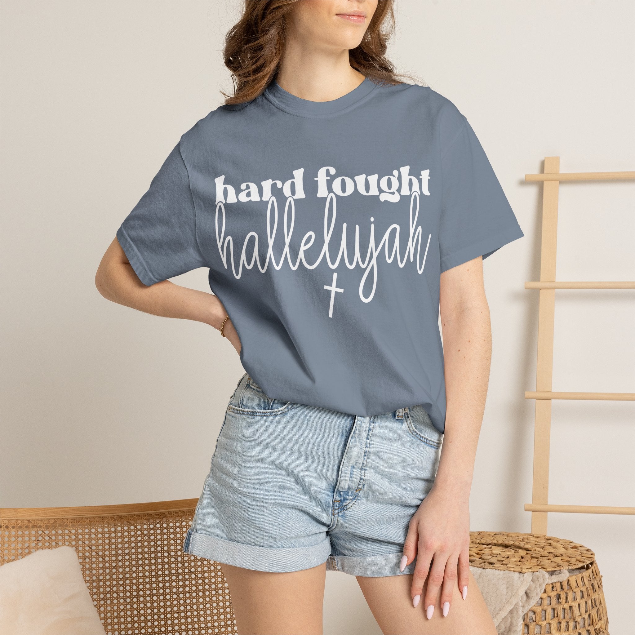 Classic White T-Shirt — Unisex Garment-Dyed Crew Tee