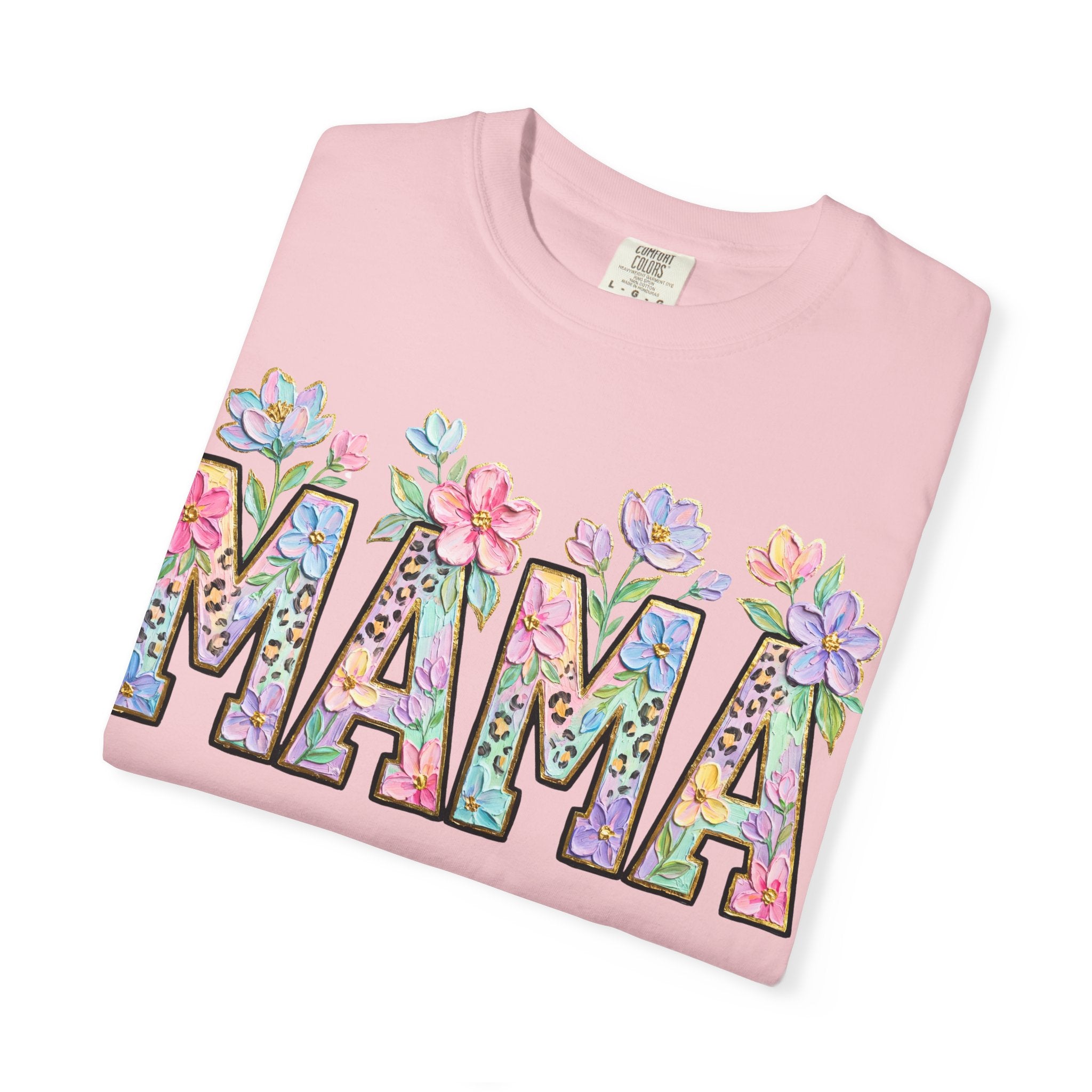 Mama Floral T-Shirt — Mother's Day Garden Letter Tee