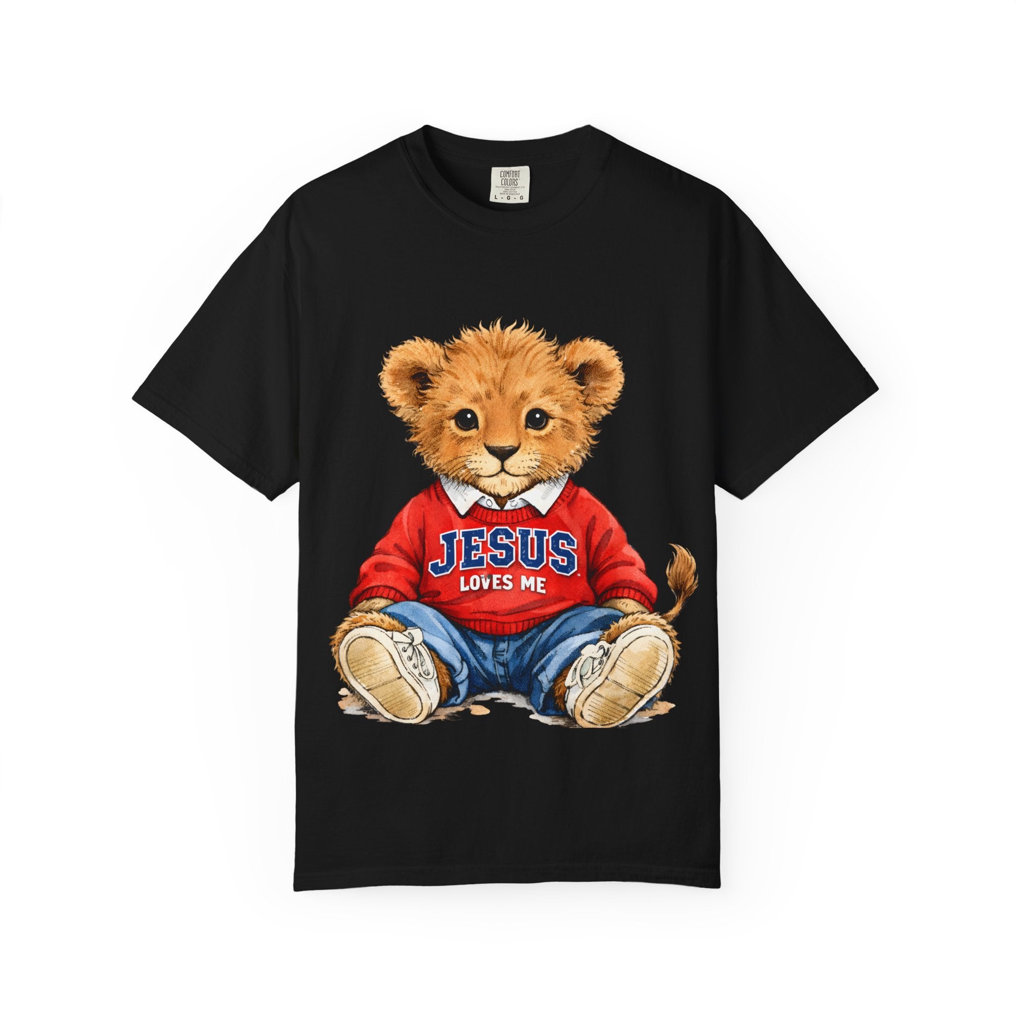 Jesus Loves Me Lion Cub T-Shirt