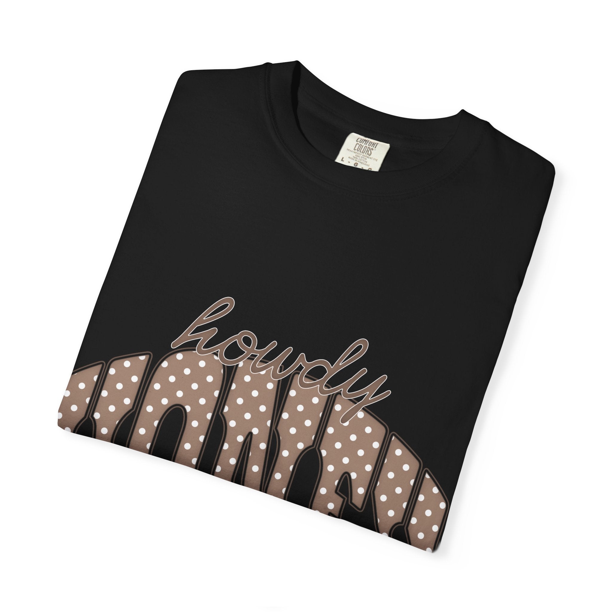 Howdy Honey T-Shirt — Retro Polka Dot Western Tee