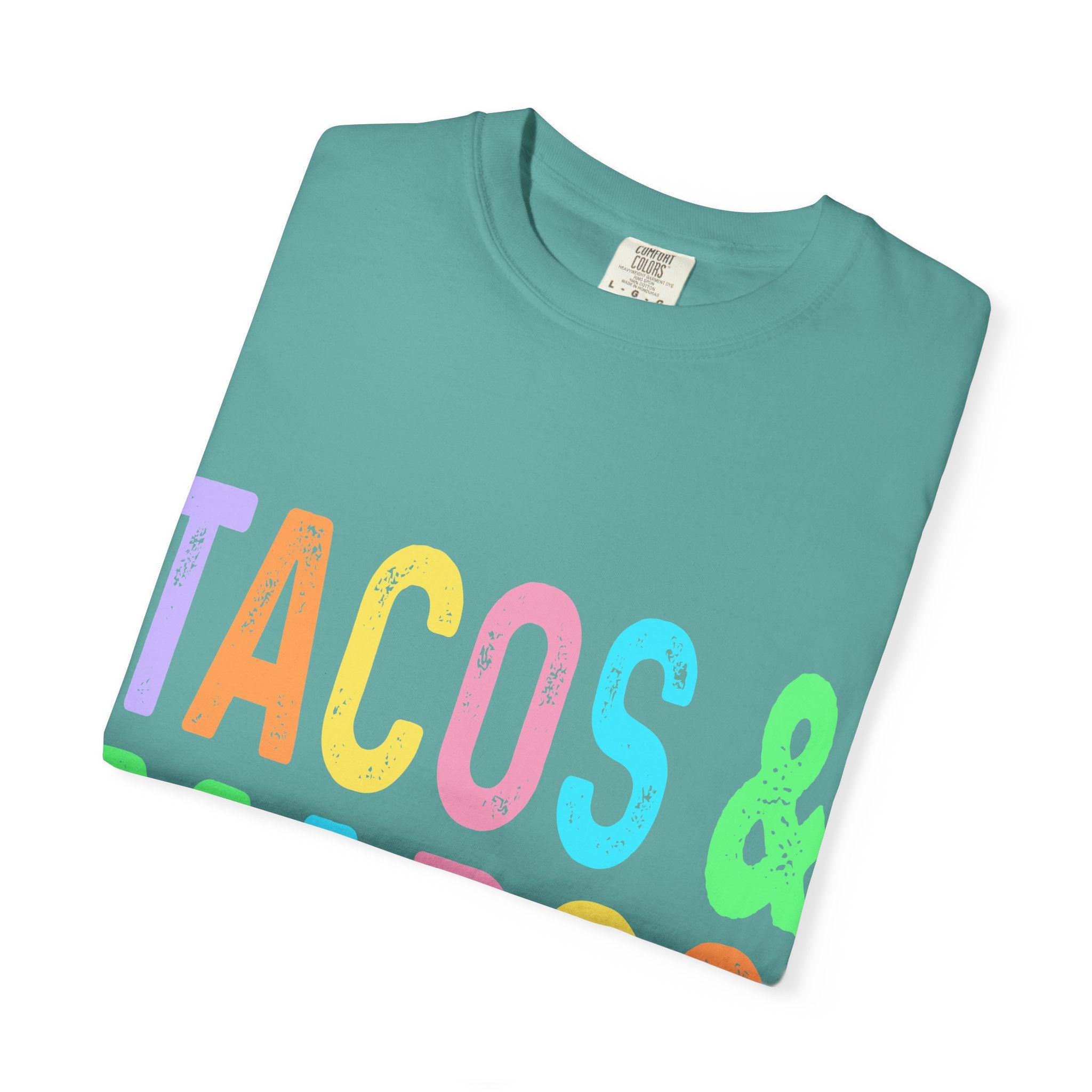 Tacos & Margs T-Shirt — Colorful Fiesta Graphic Tee