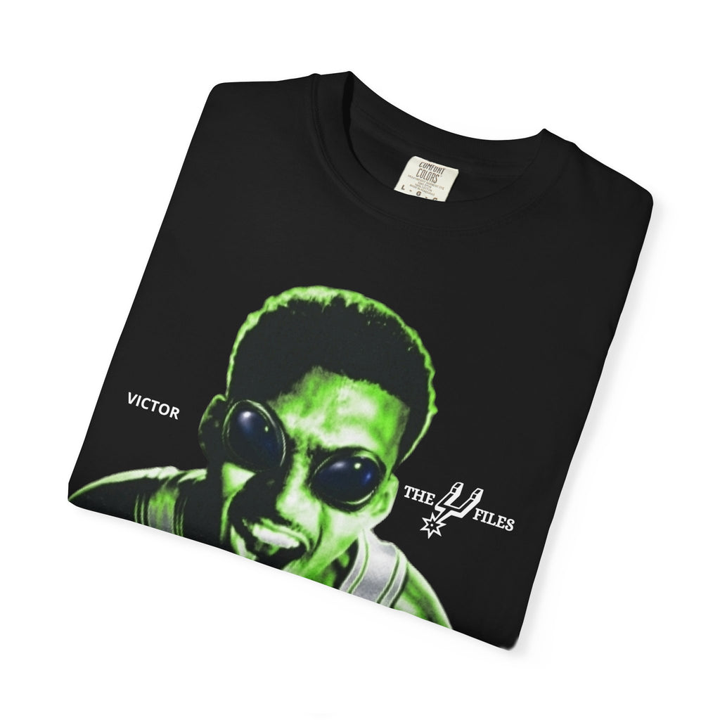 Graphic T-Shirt — WEMBY Neon Green Retro Sports Portrait