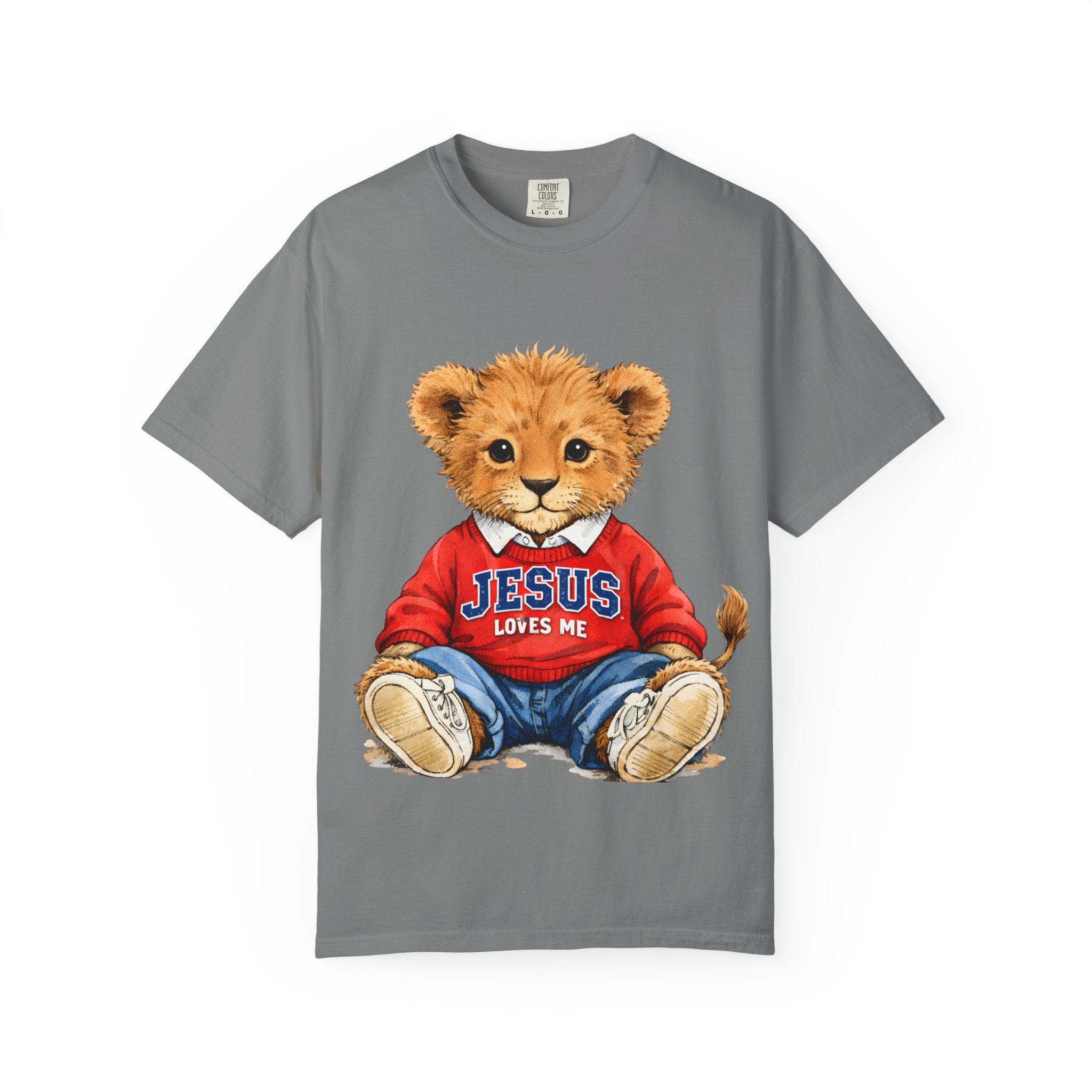 Jesus Loves Me Lion Cub T-Shirt