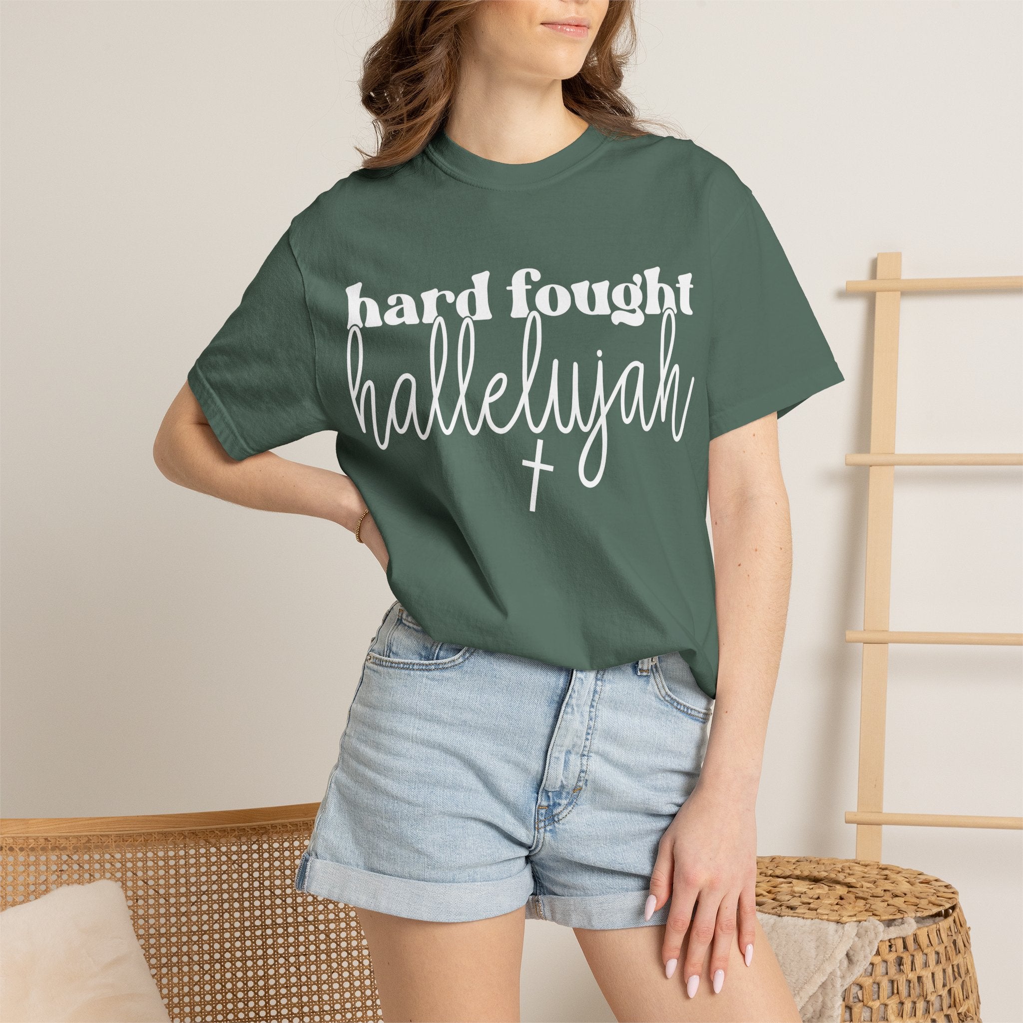 Classic White T-Shirt — Unisex Garment-Dyed Crew Tee