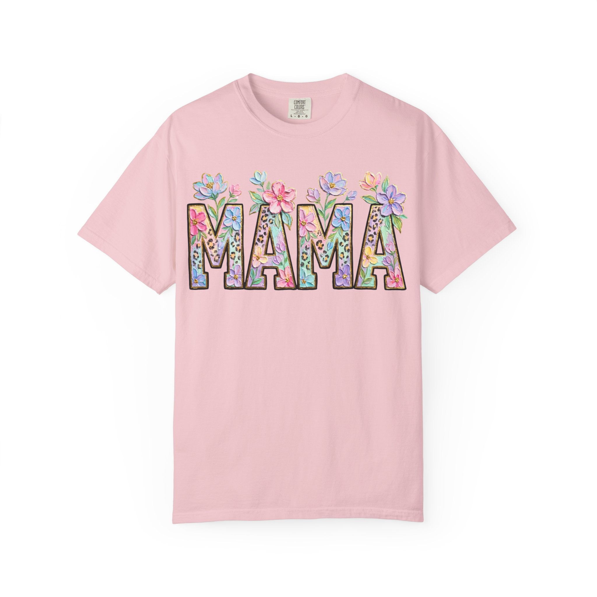 Mama Floral T-Shirt — Mother's Day Garden Letter Tee