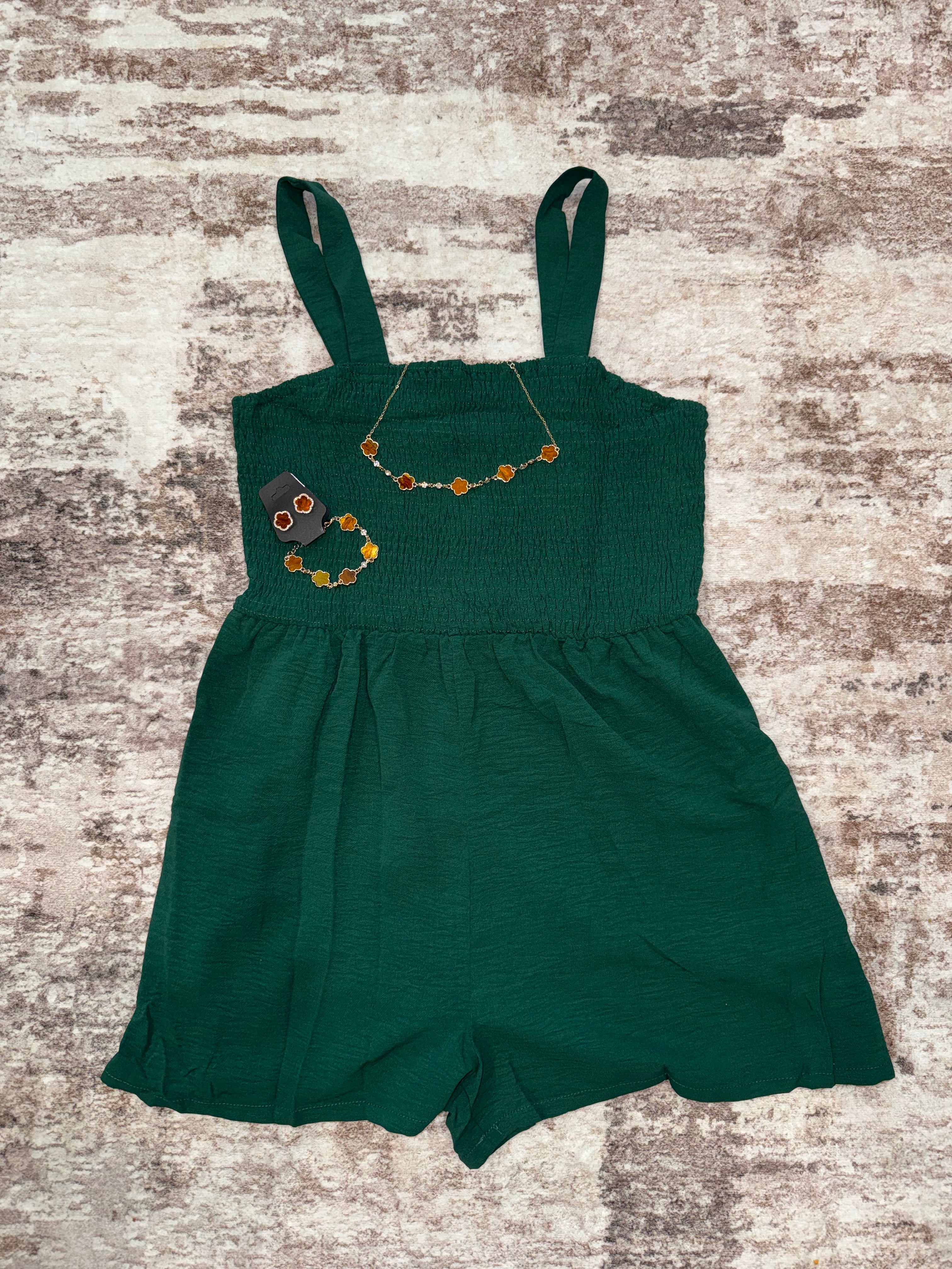 Emerald Romper