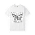 Butterfly Flowers Tee — “Goodness of God” Inspirational Graphic T-Shirt