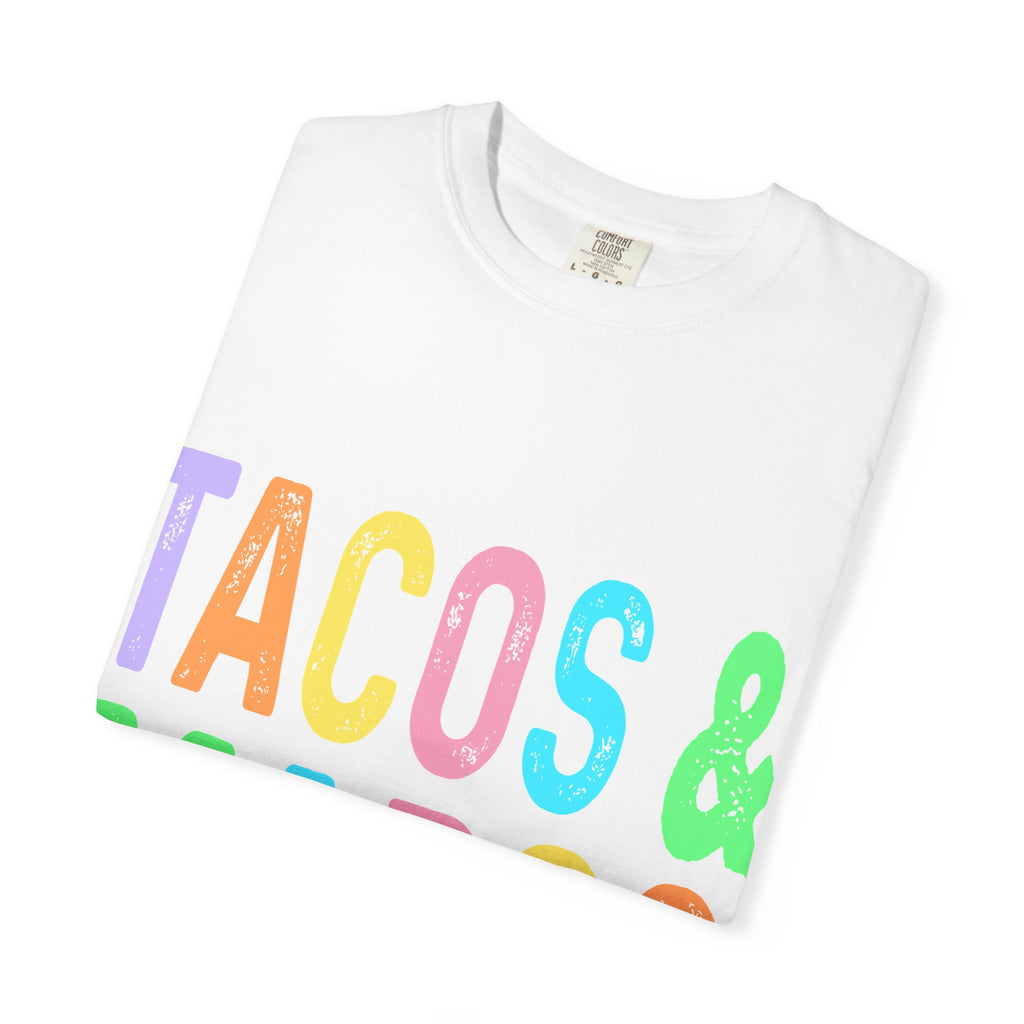 Tacos & Margs T-Shirt — Colorful Fiesta Graphic Tee