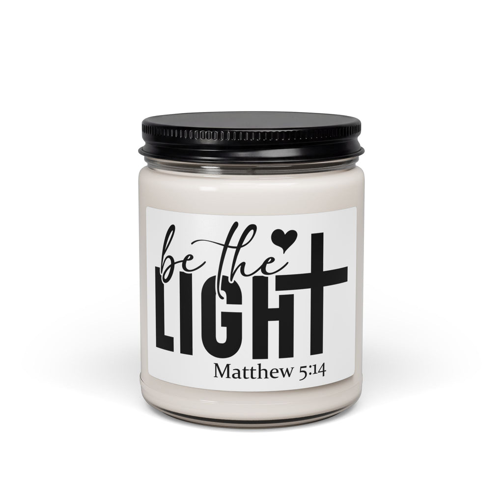 Be the Light Matthew 5:14 Scented Soy Candle — 9oz Inspirational Gift