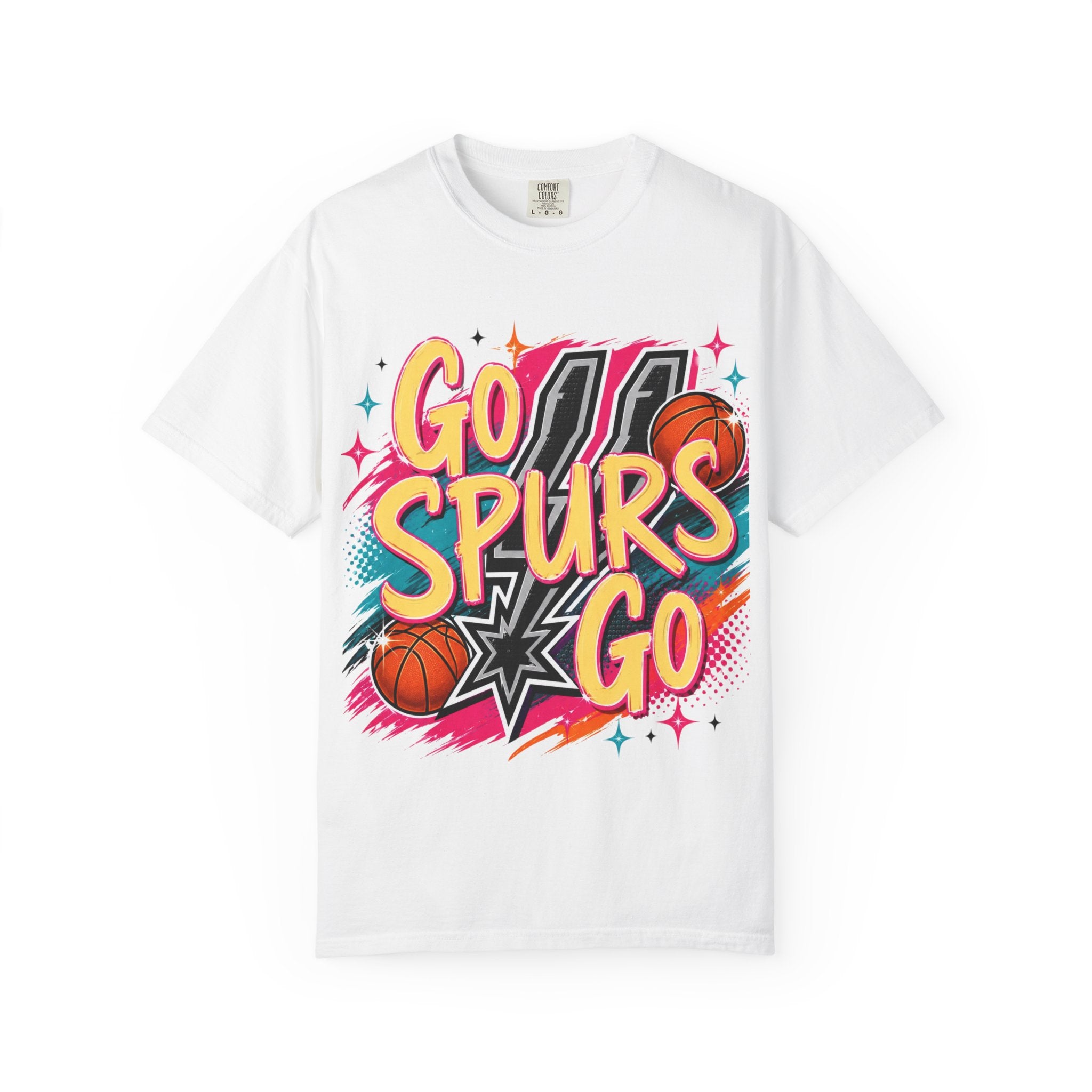 Go Spurs Go Basketball T-Shirt — Retro Fan Tee