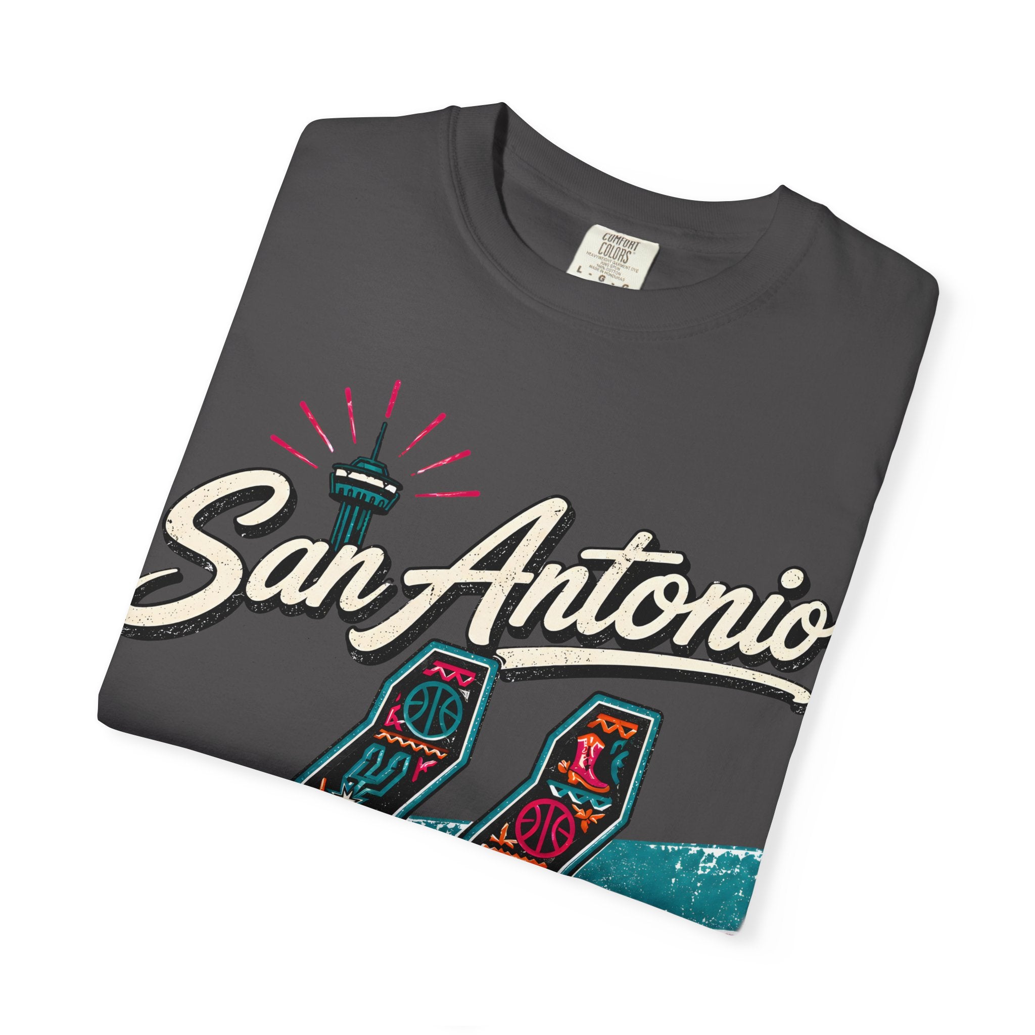 San Antonio Spurs Retro Skyline T-Shirt