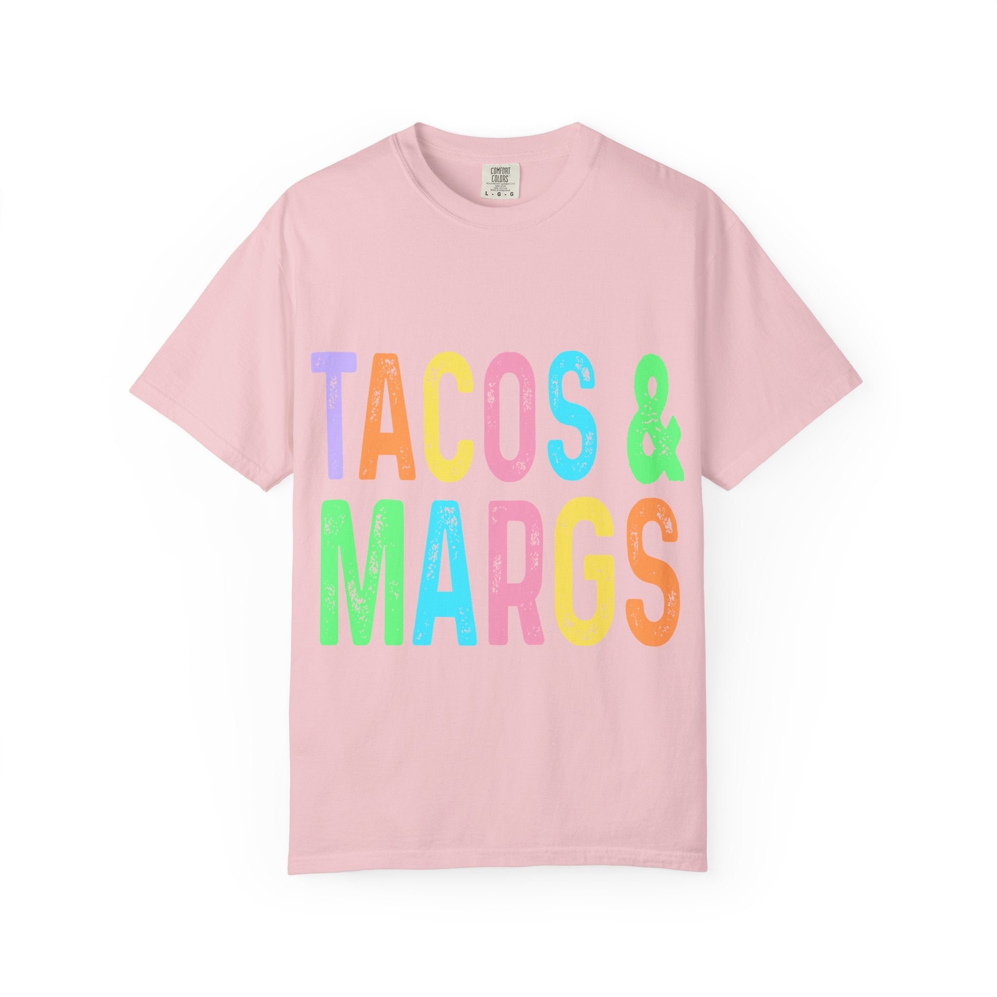 Tacos & Margs T-Shirt — Colorful Fiesta Graphic Tee