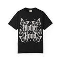 Motherhood Tee — Floral Butterfly "Mother Hood" Graphic T-Shirt