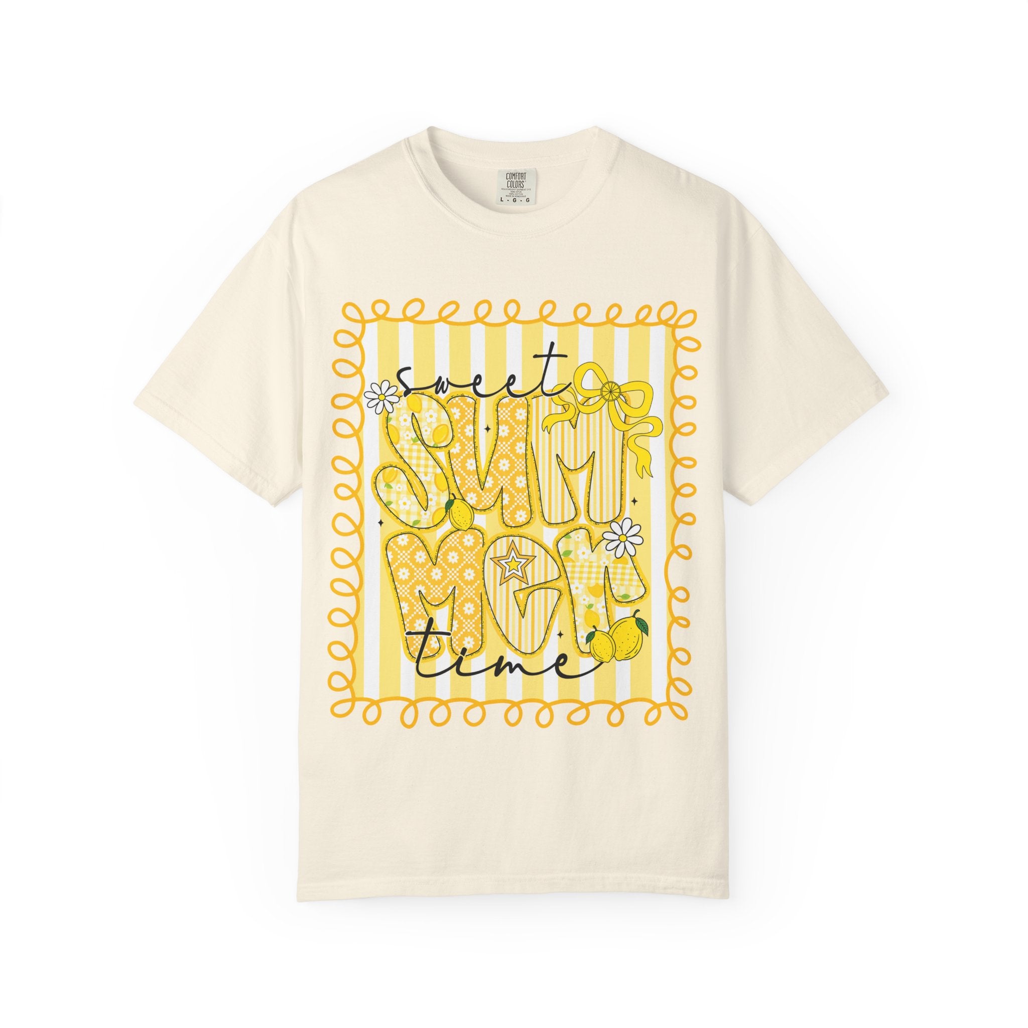 Sweet Summertime T-Shirt — Yellow Floral 'Sweet Summer Time' Graphic Tee