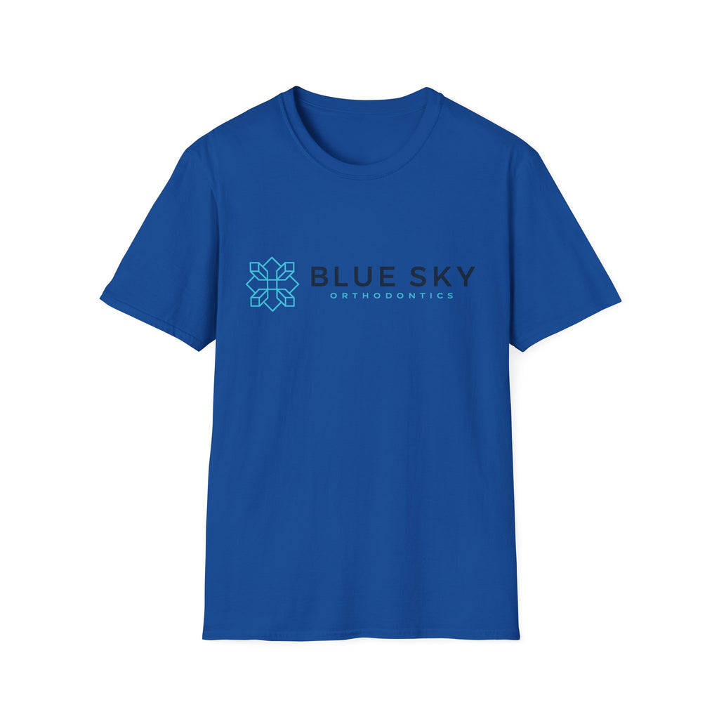 Blue Sky Orthodontics Logo T-Shirt — Dental Practice Staff & Promo Tee