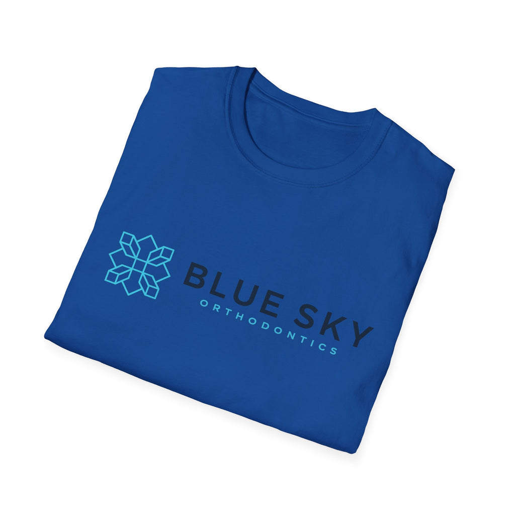 Blue Sky Orthodontics Logo T-Shirt — Dental Practice Staff & Promo Tee
