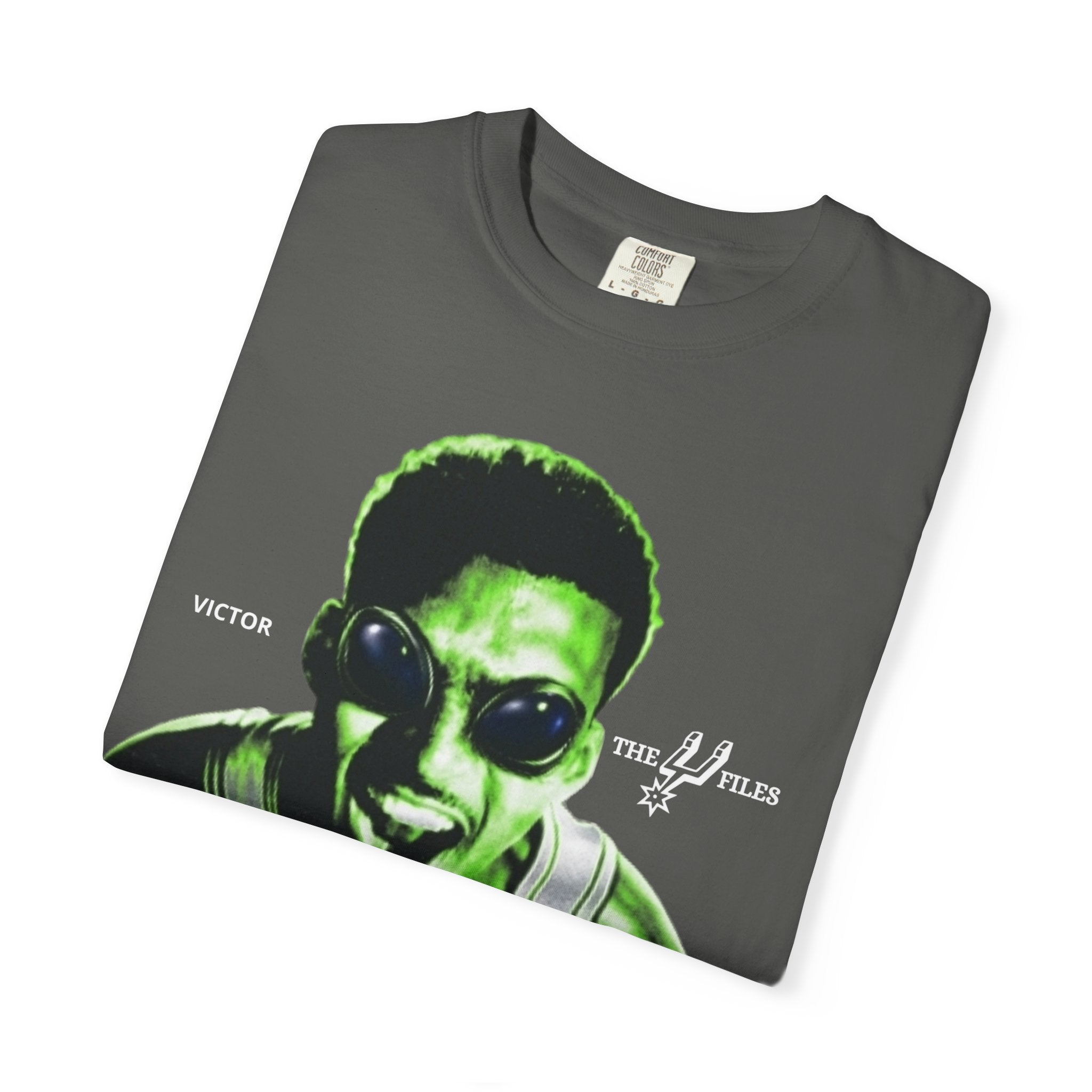 Graphic T-Shirt — WEMBY Neon Green Retro Sports Portrait